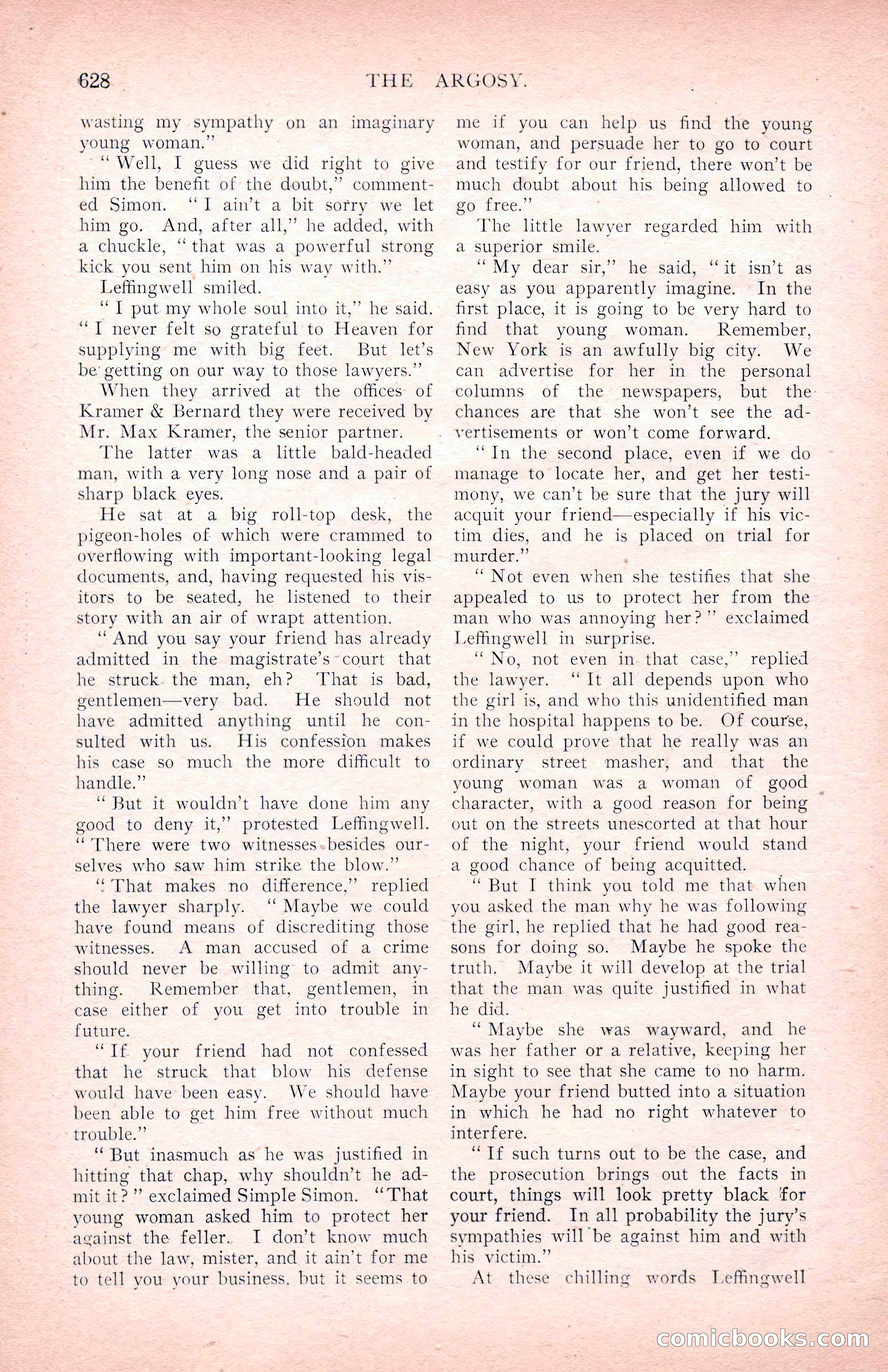 The Argosy for March 1909 — page 66 of 244