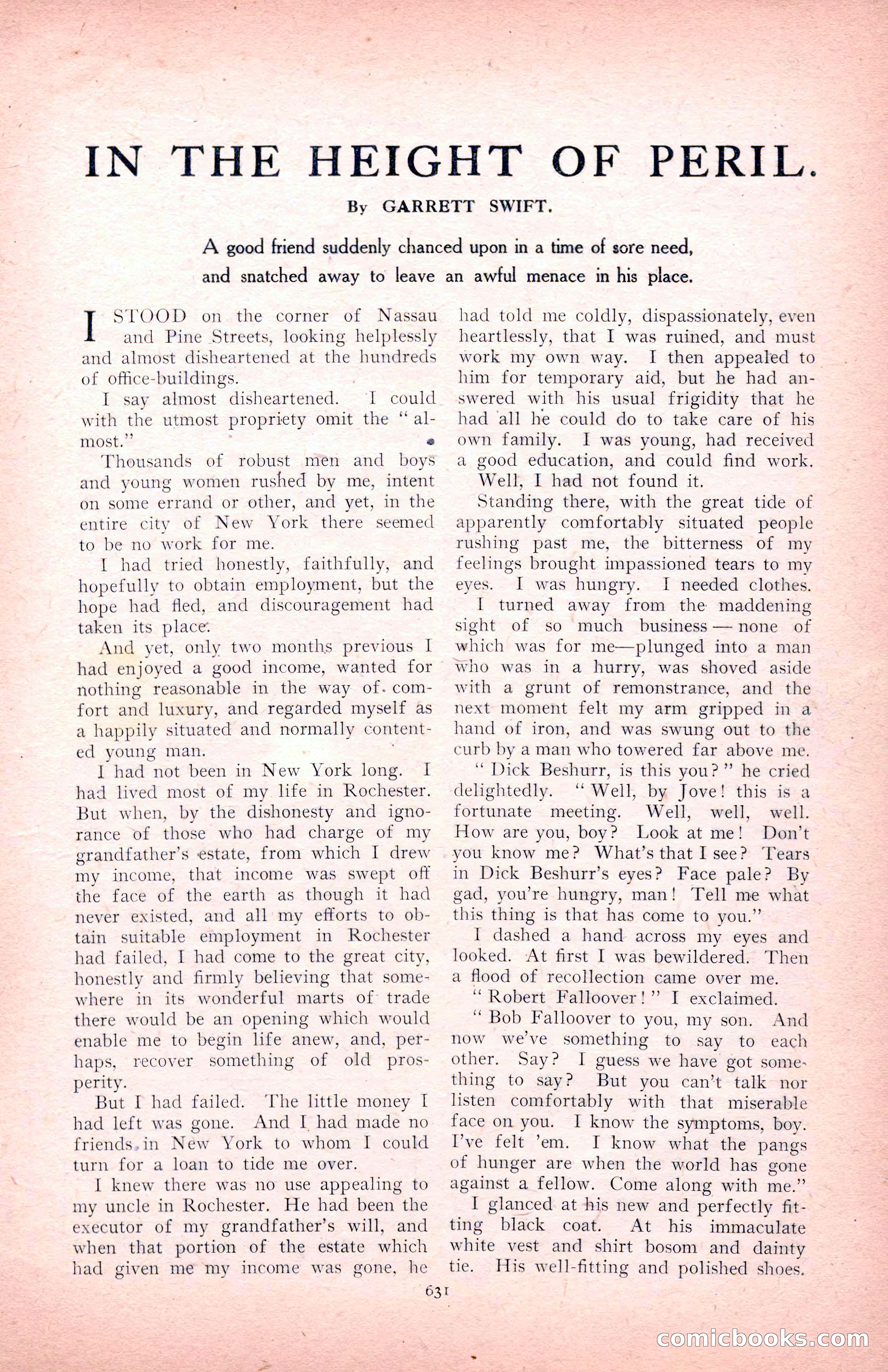 The Argosy for March 1909 — page 69 of 244