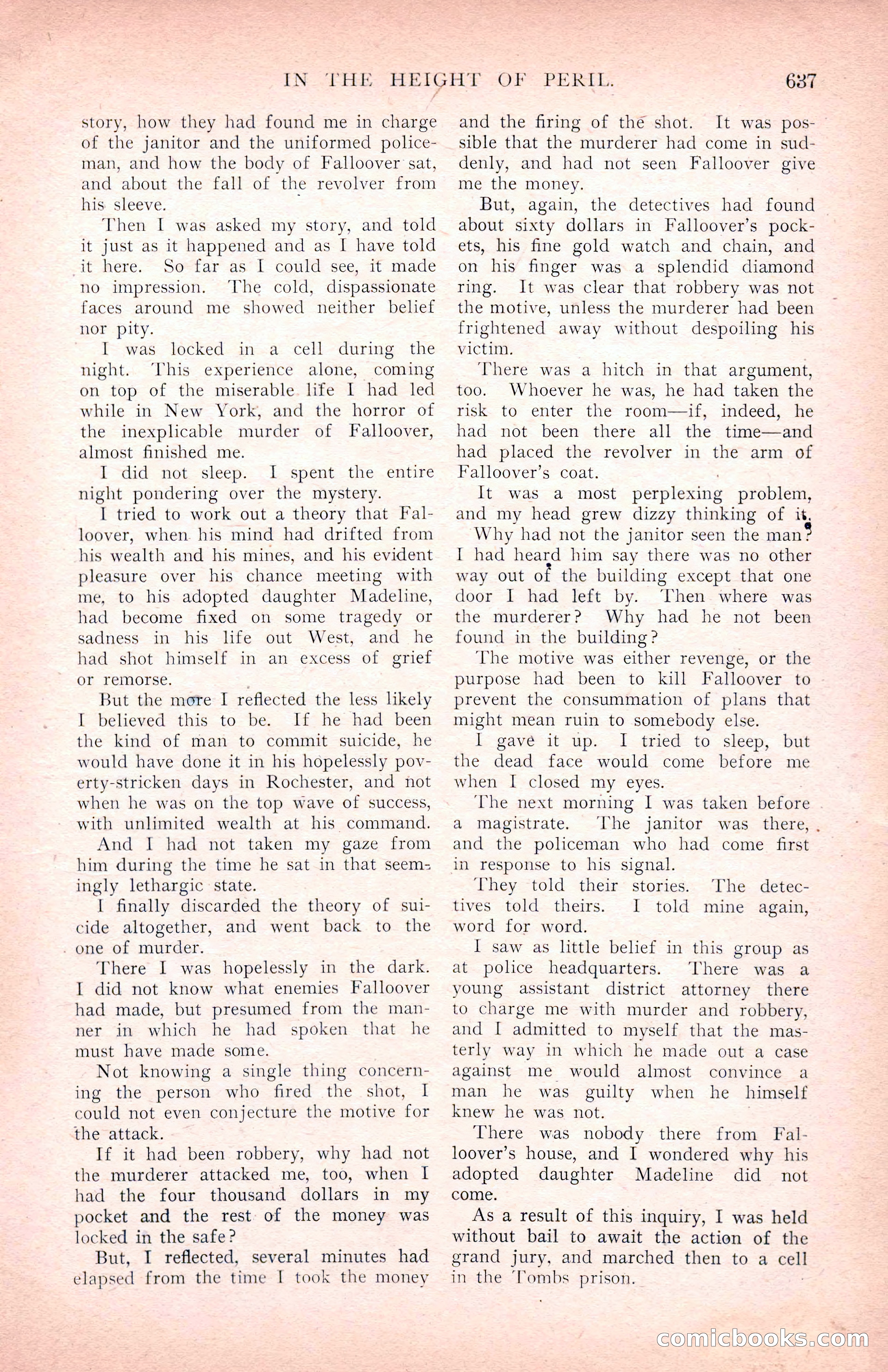 The Argosy for March 1909 — page 75 of 244