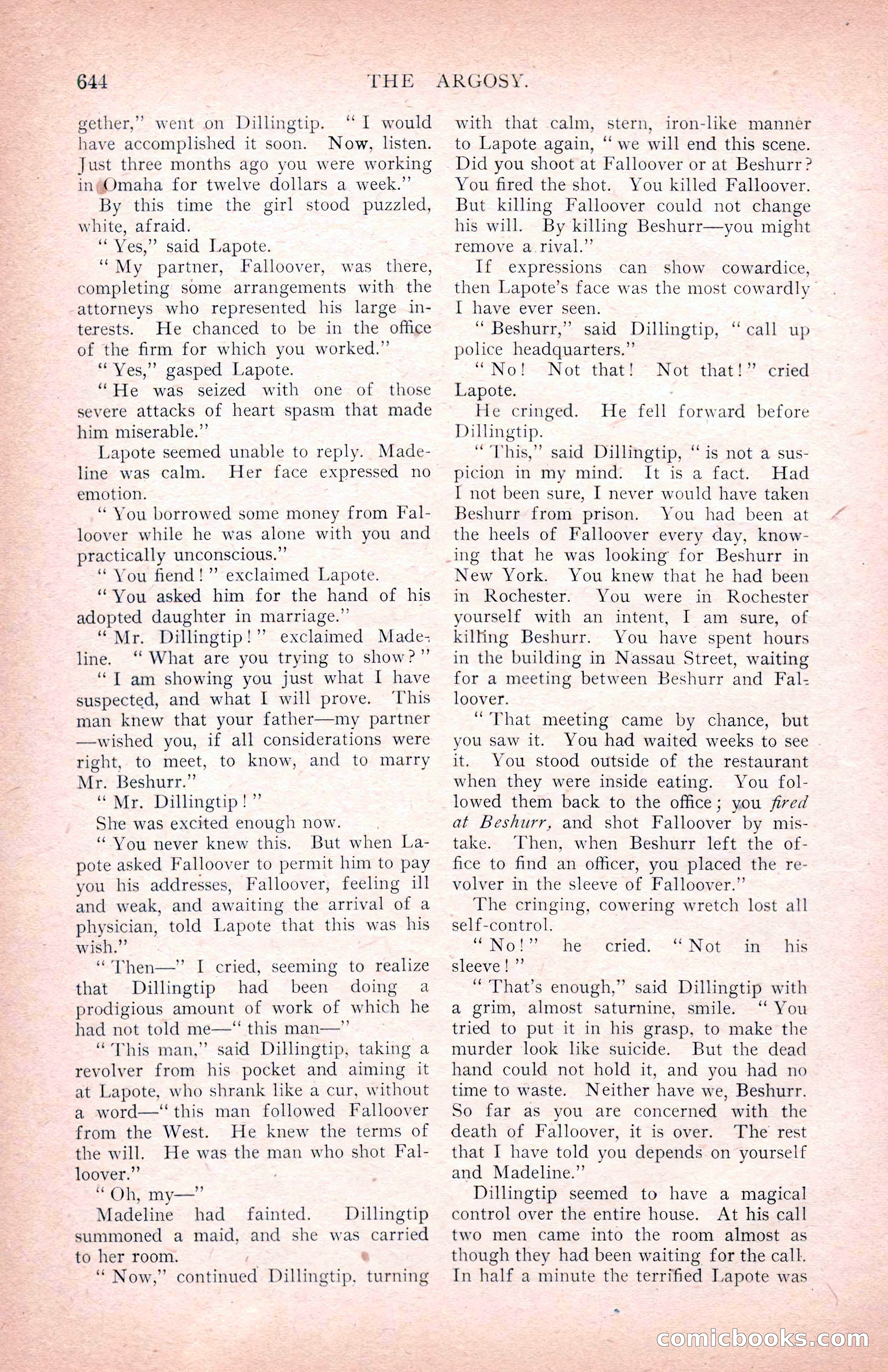 The Argosy for March 1909 — page 82 of 244