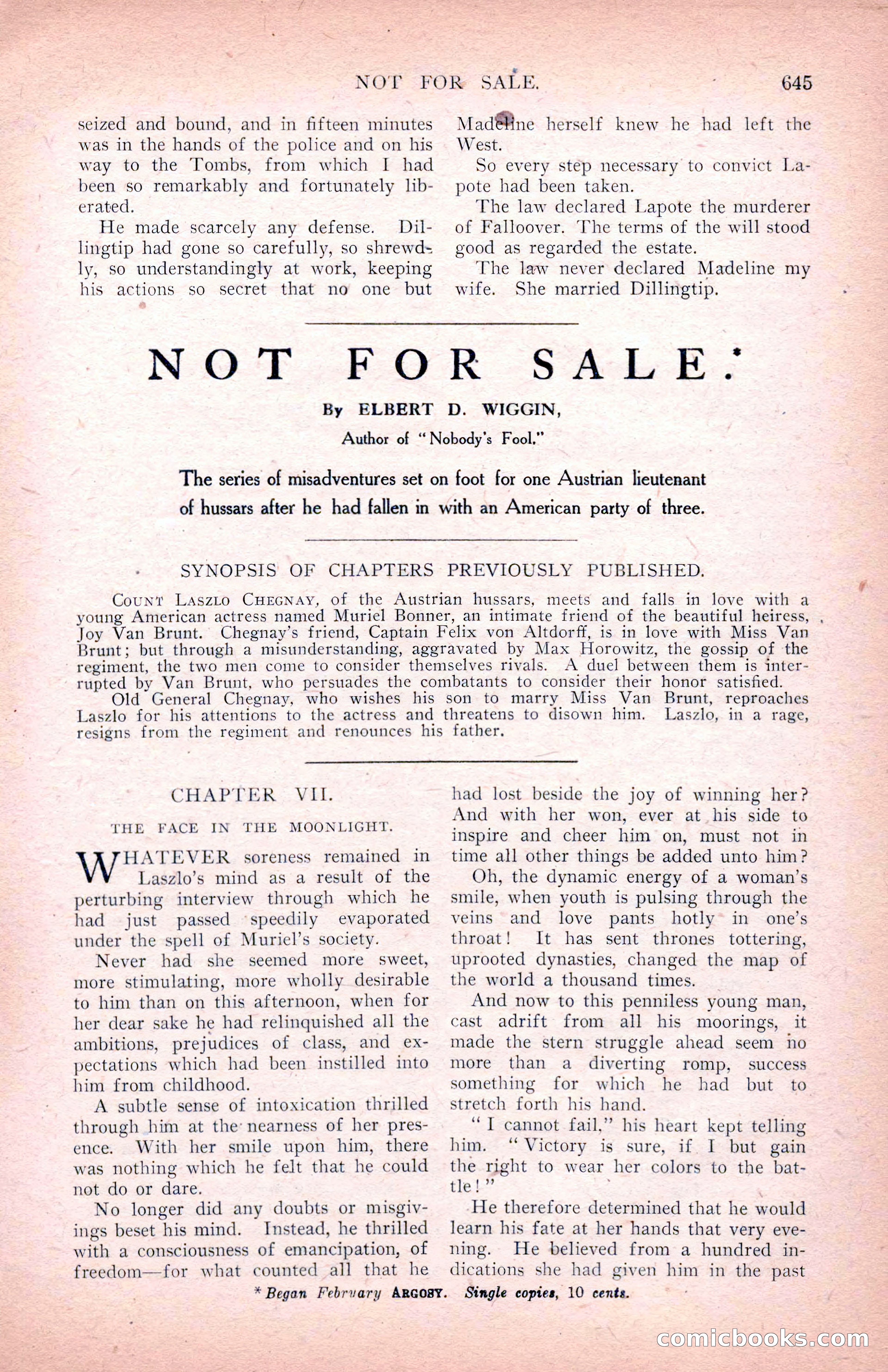 The Argosy for March 1909 — page 83 of 244