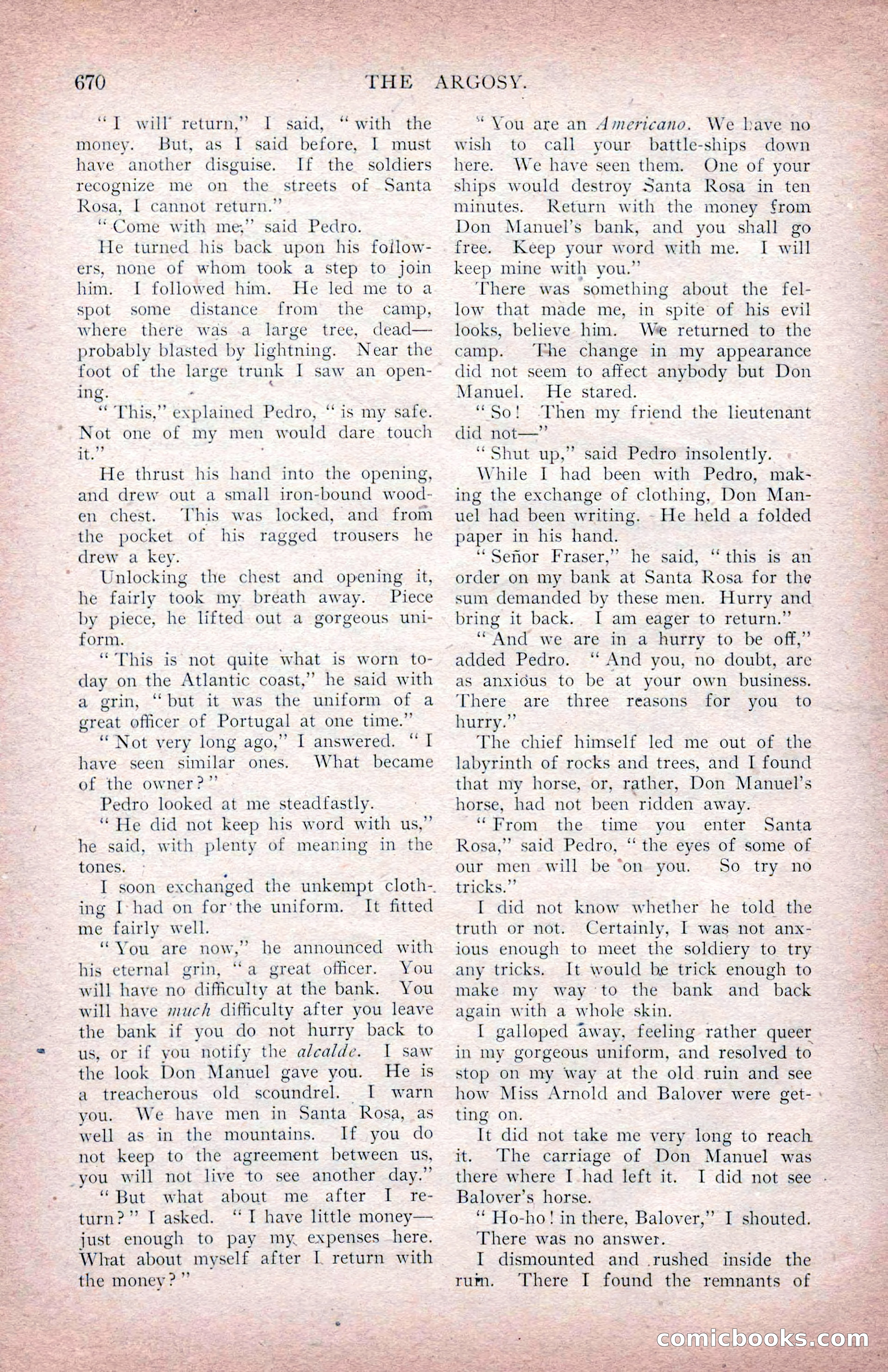 The Argosy for March 1909 — page 108 of 244