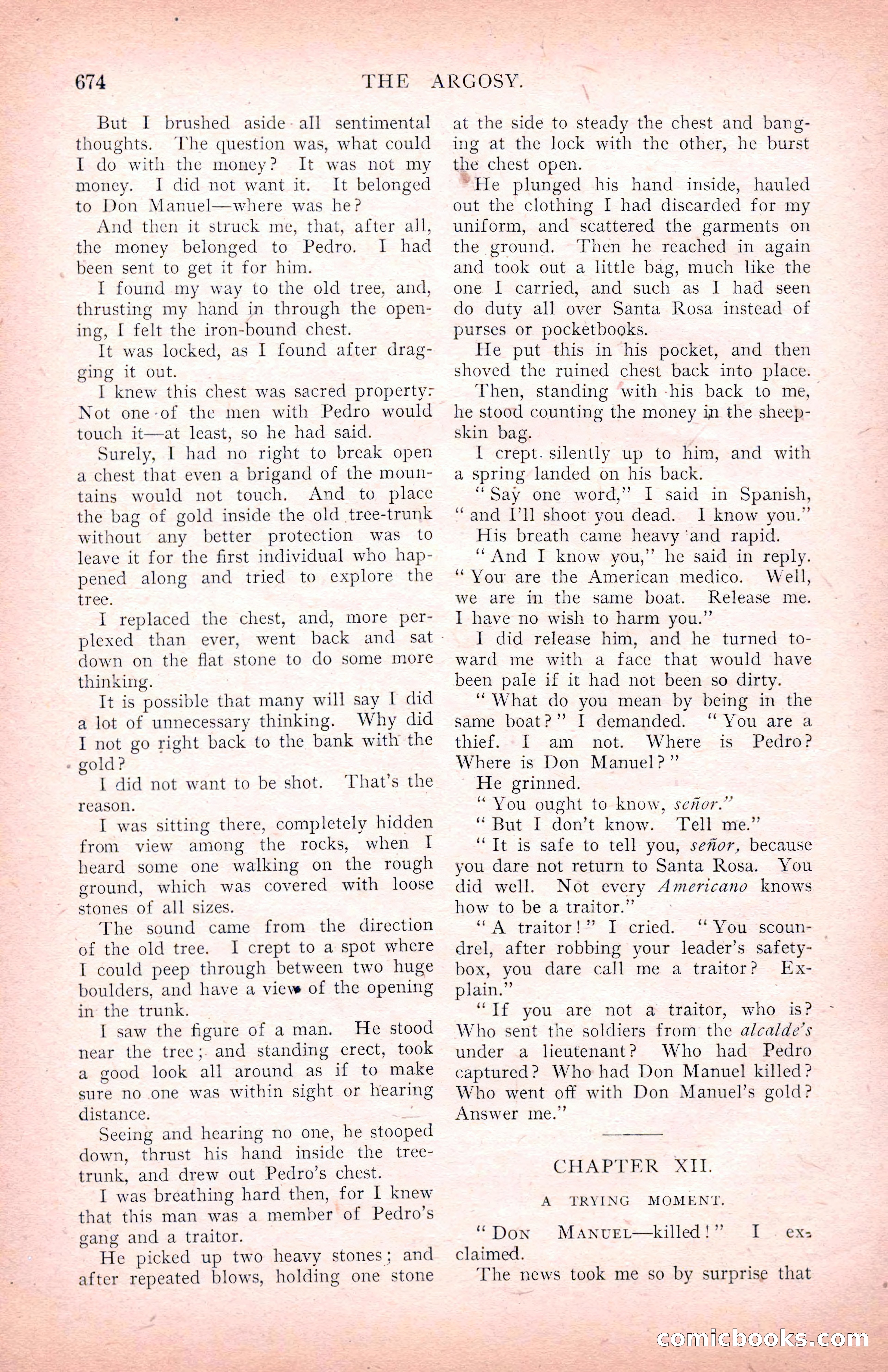 The Argosy for March 1909 — page 112 of 244