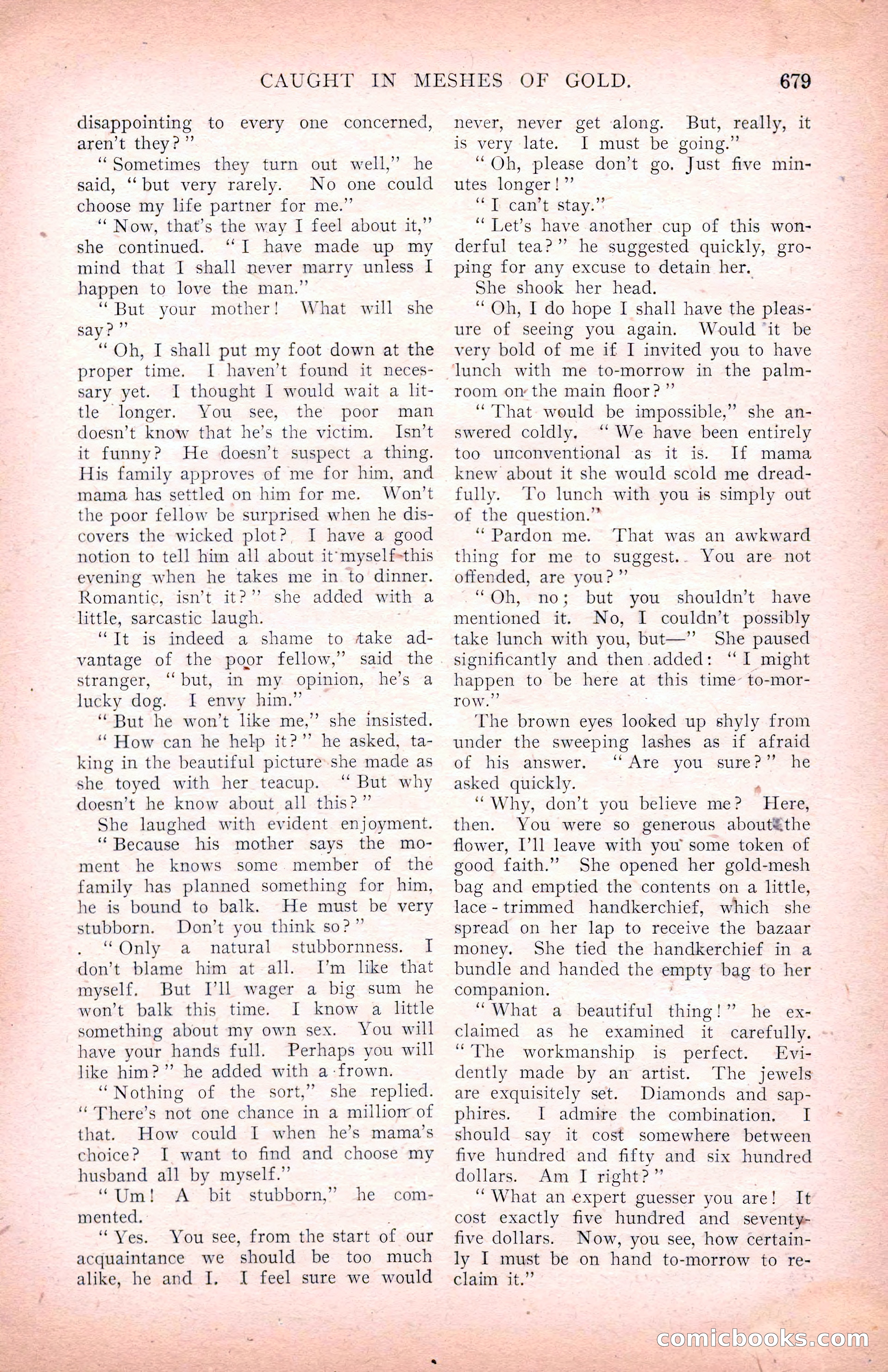 The Argosy for March 1909 — page 117 of 244