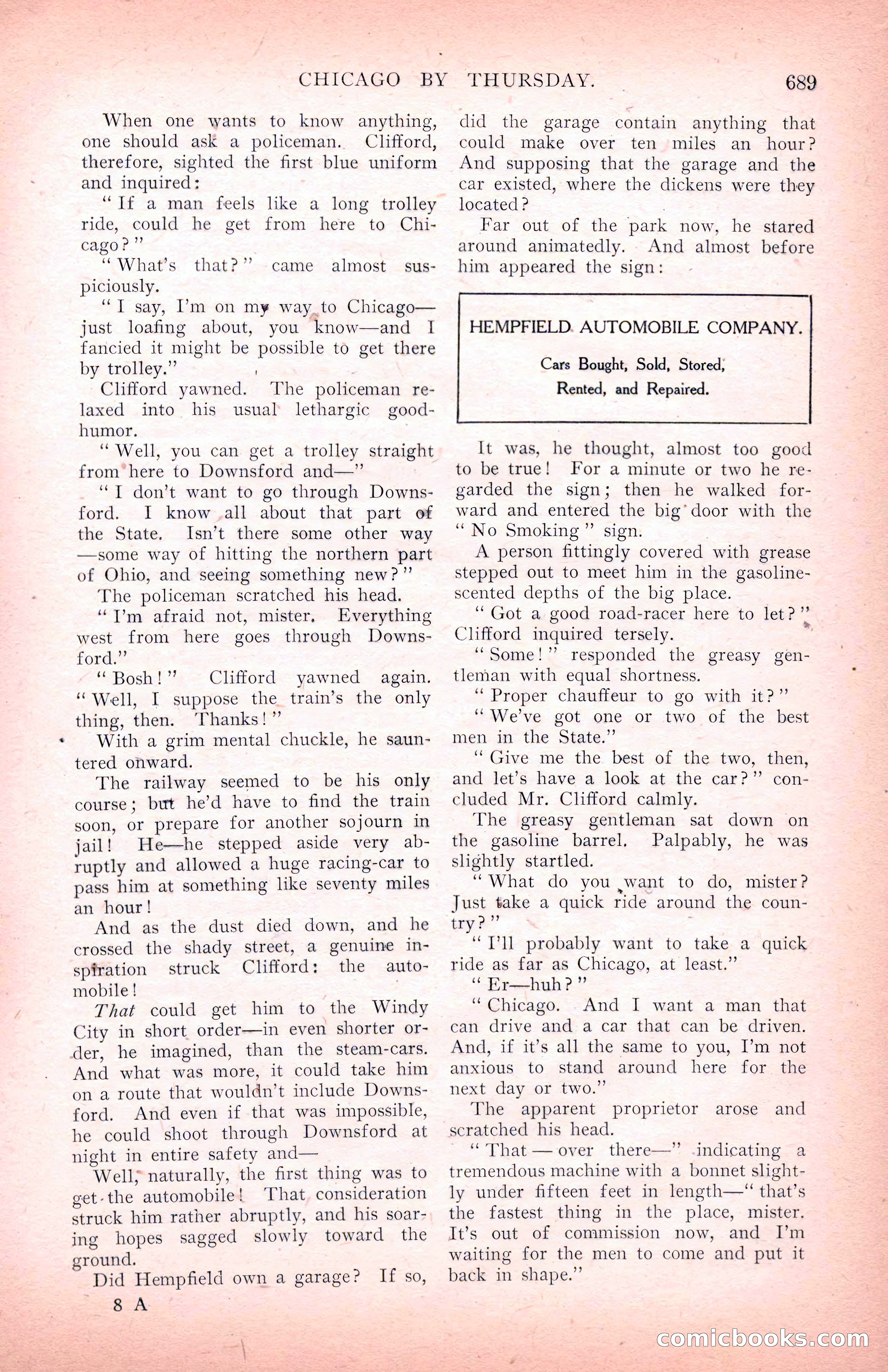 The Argosy for March 1909 — page 127 of 244