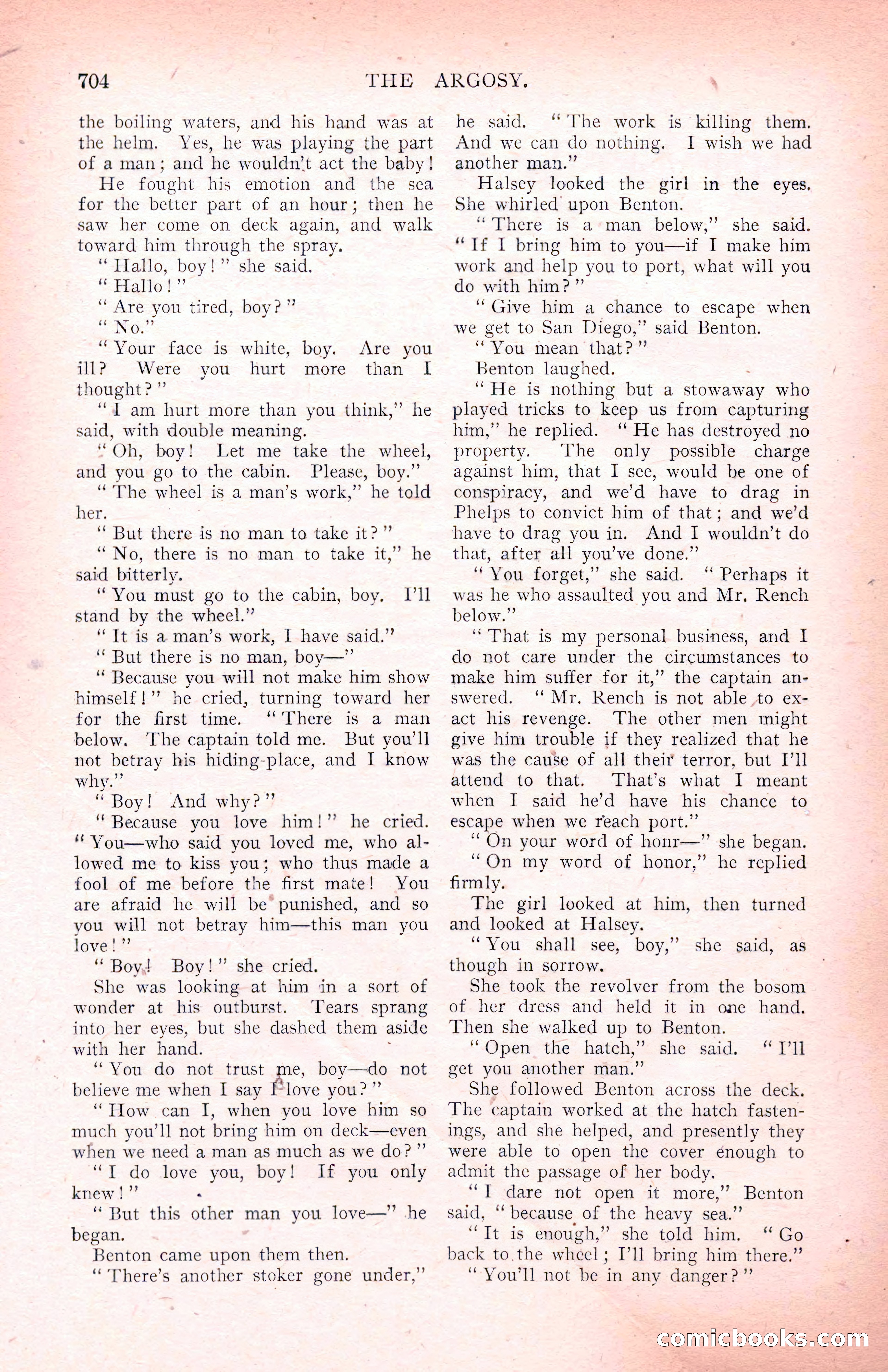 The Argosy for March 1909 — page 142 of 244