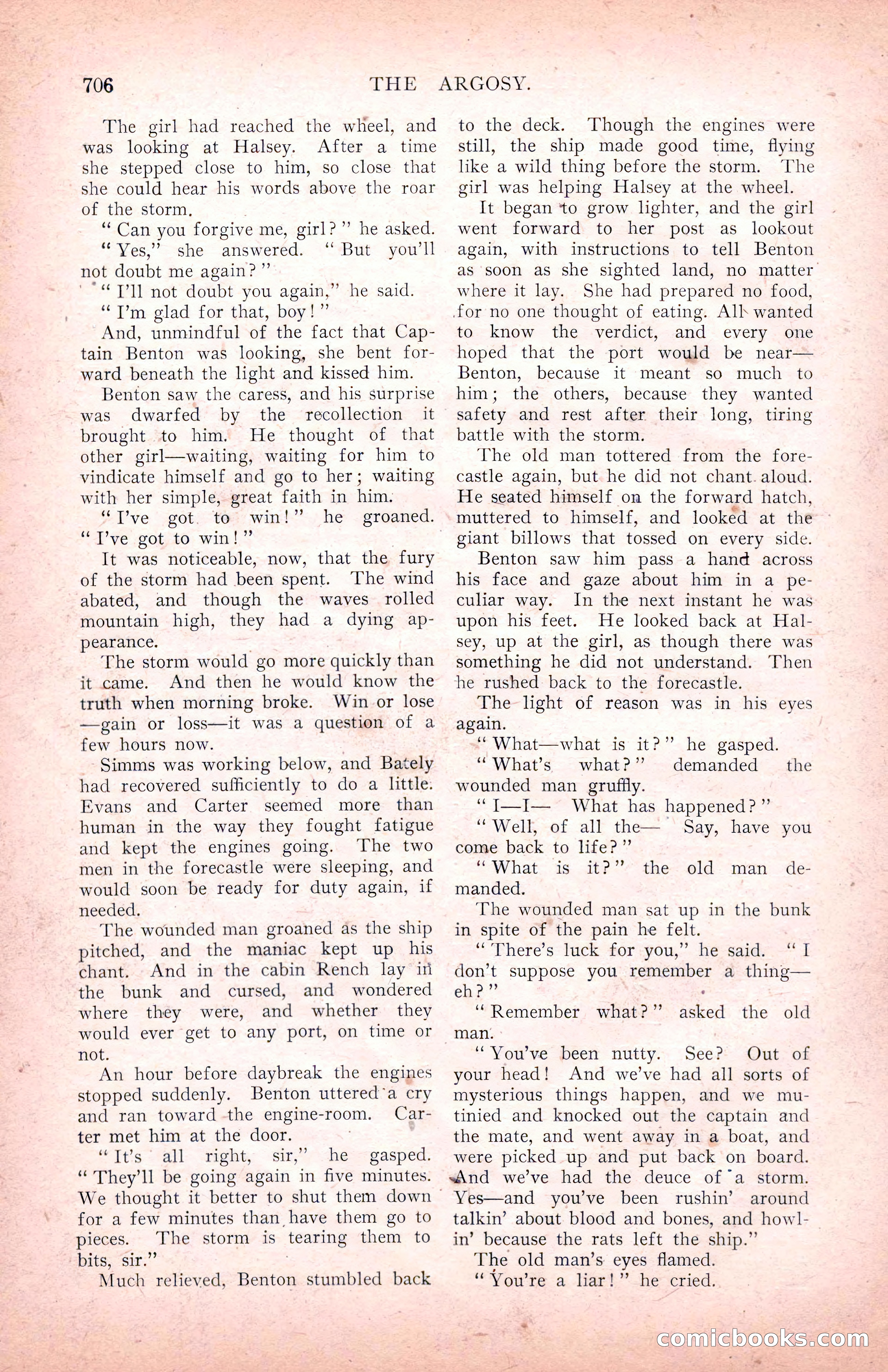 The Argosy for March 1909 — page 144 of 244