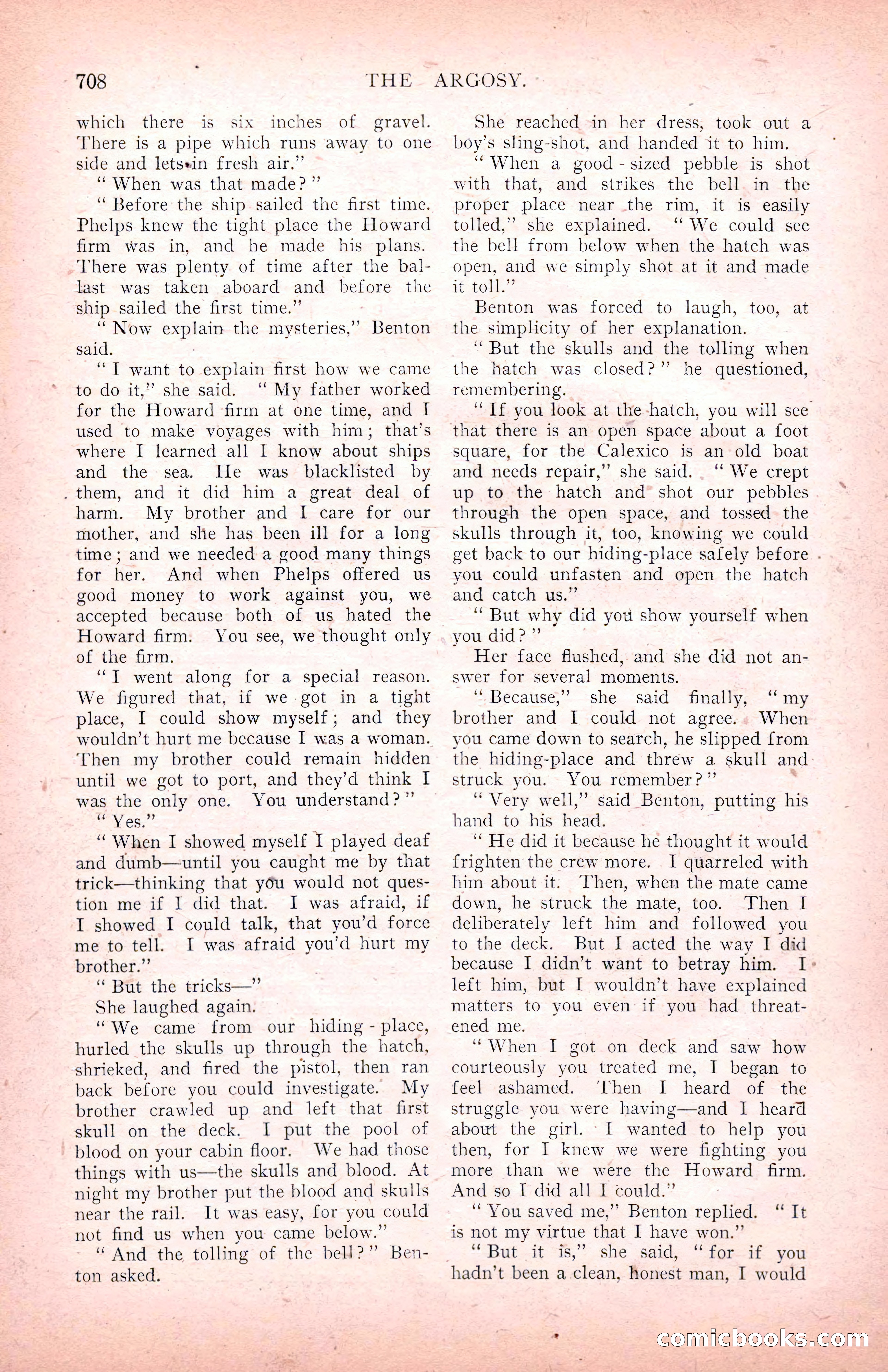 The Argosy for March 1909 — page 146 of 244