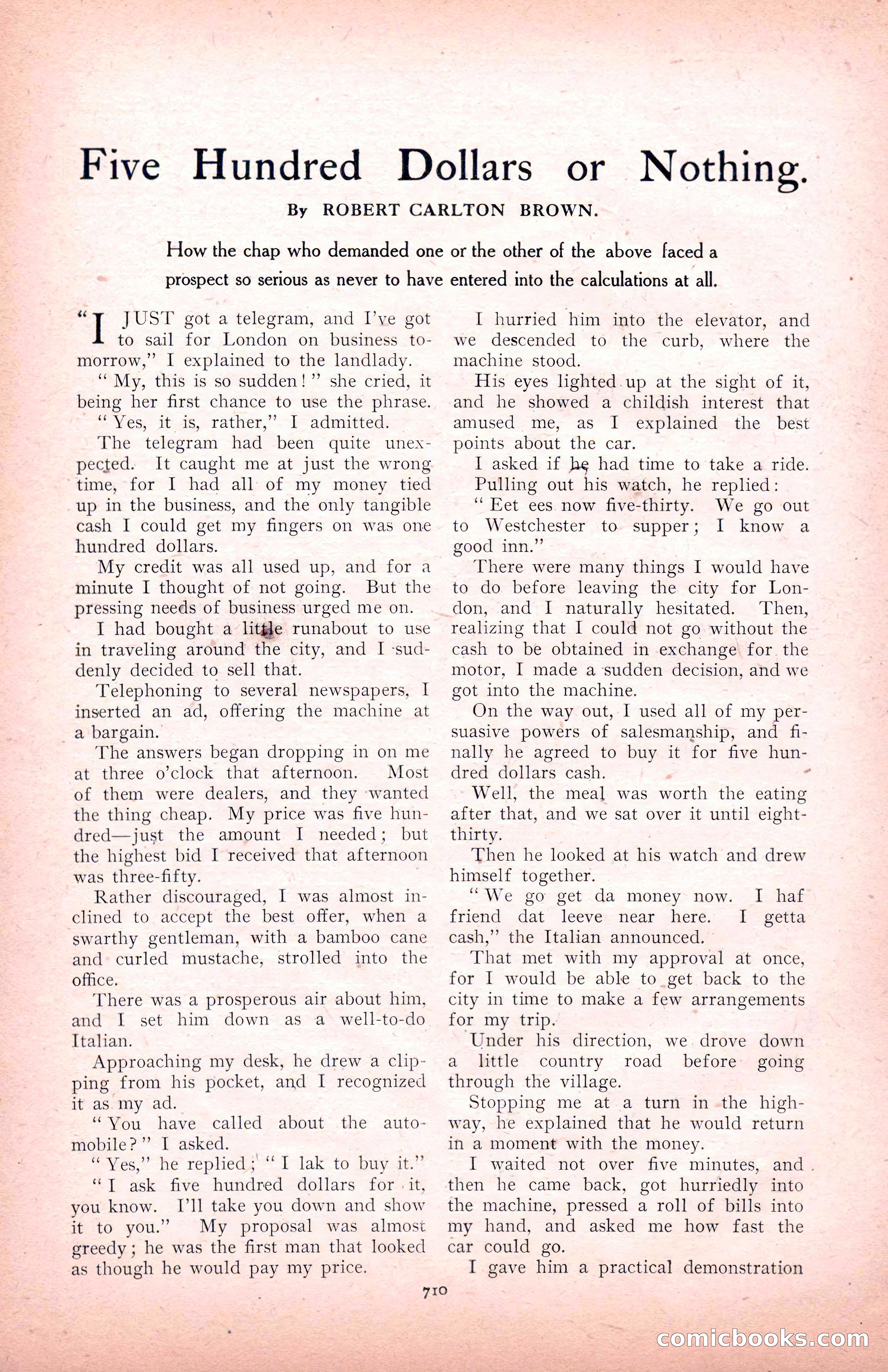 The Argosy for March 1909 — page 148 of 244