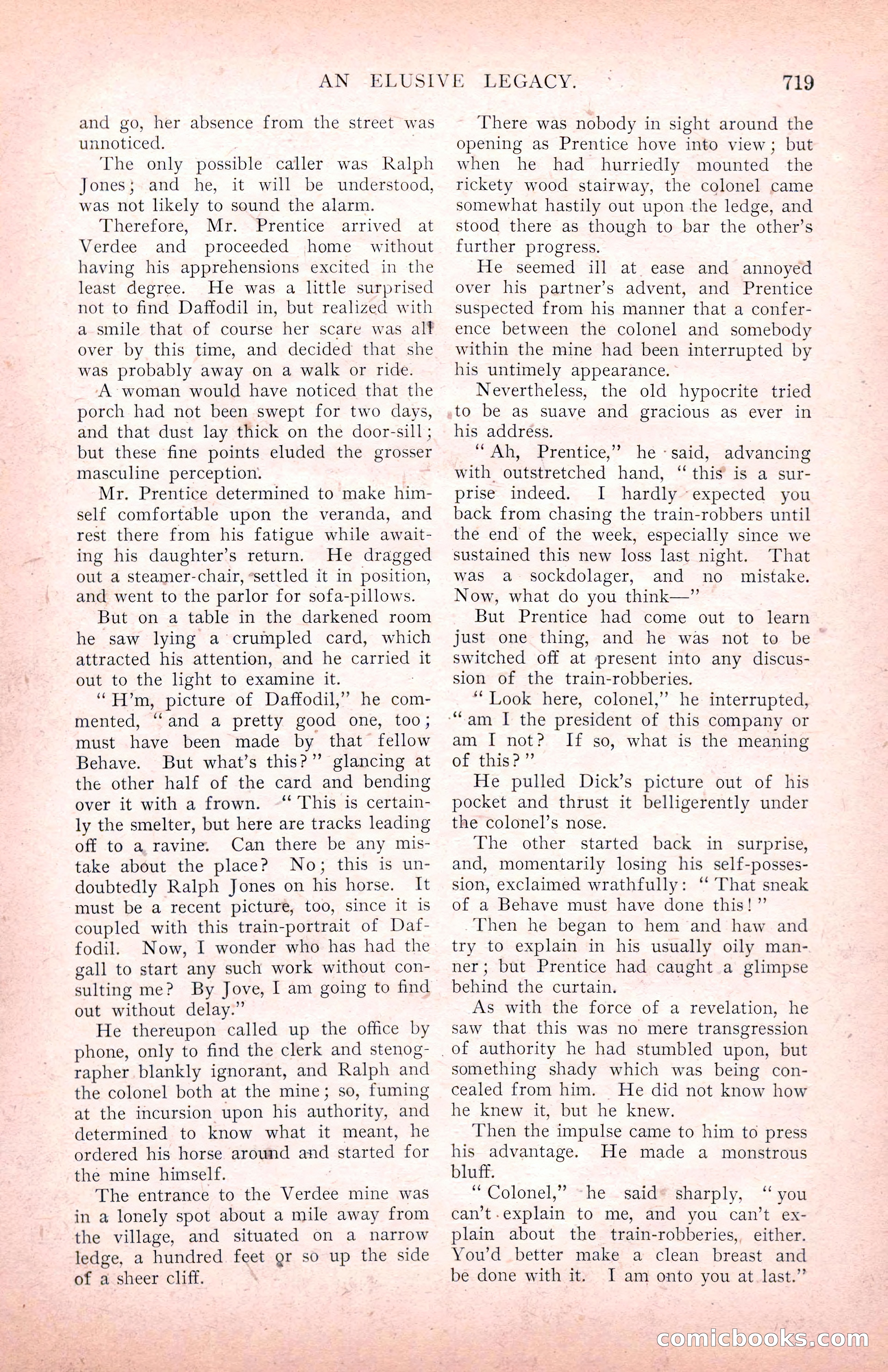 The Argosy for March 1909 — page 157 of 244