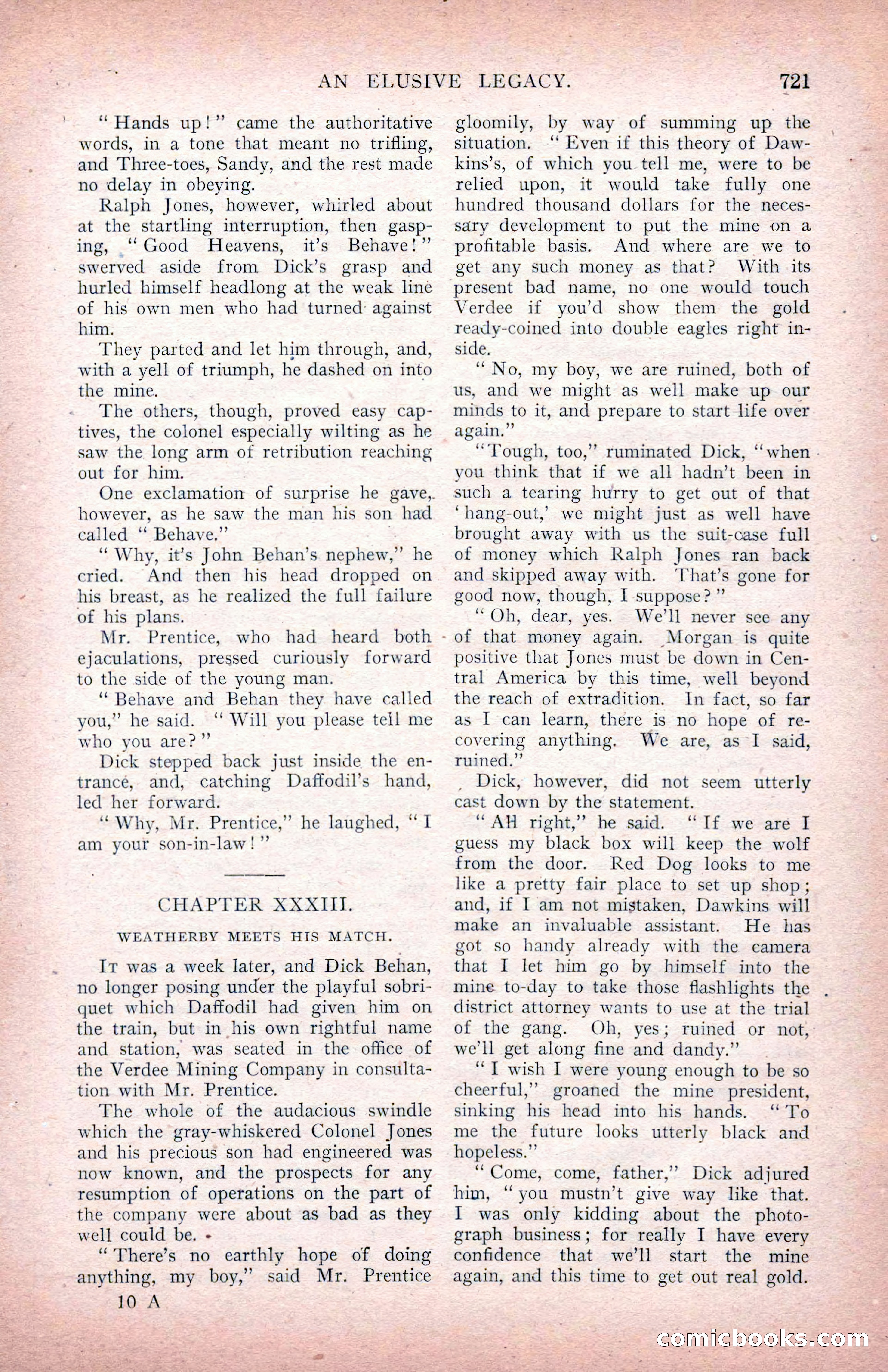 The Argosy for March 1909 — page 159 of 244