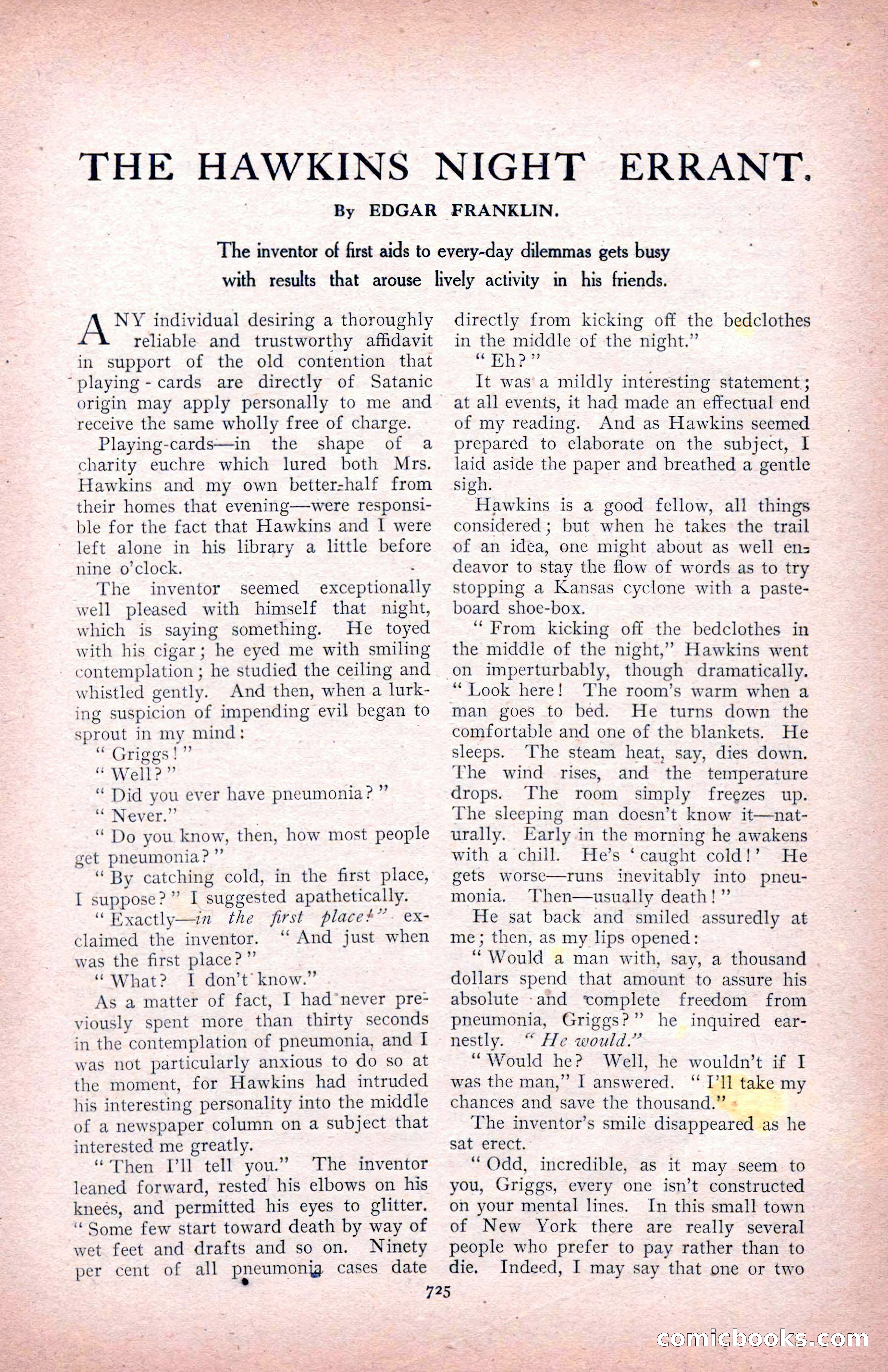 The Argosy for March 1909 — page 163 of 244