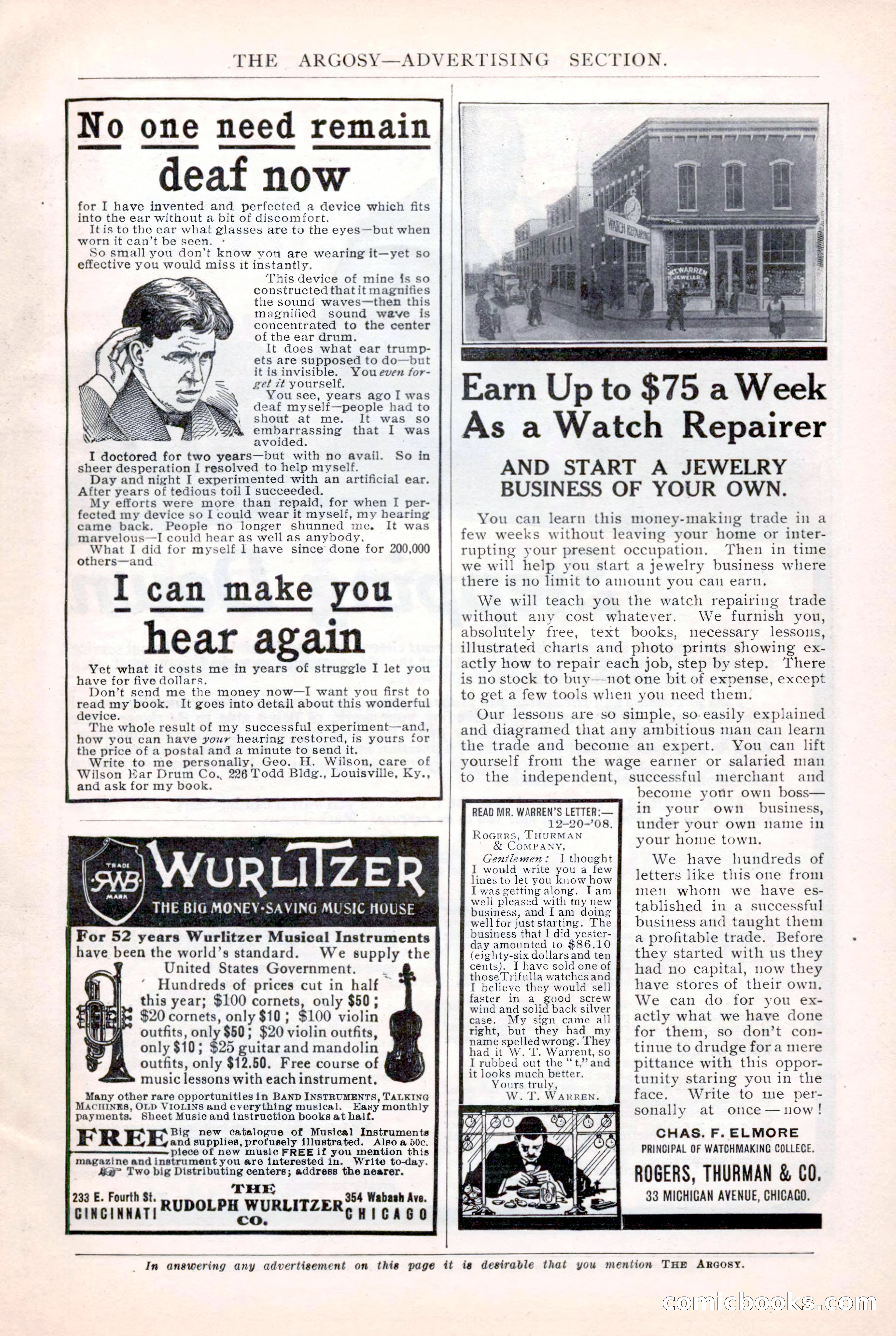 The Argosy for March 1909 — page 227 of 244