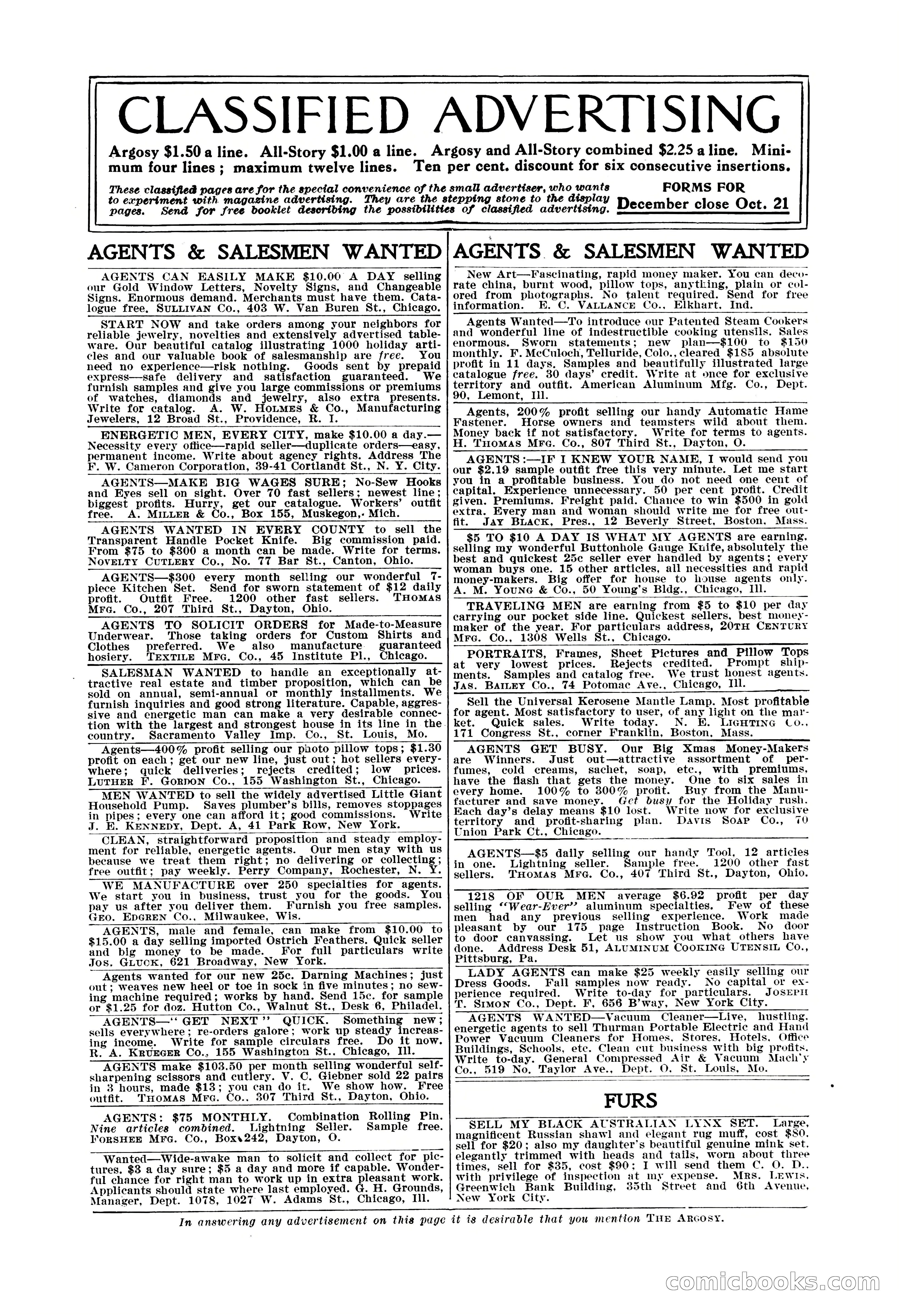 The Argosy, Vol. 61, No. 4 — page 8 of 266