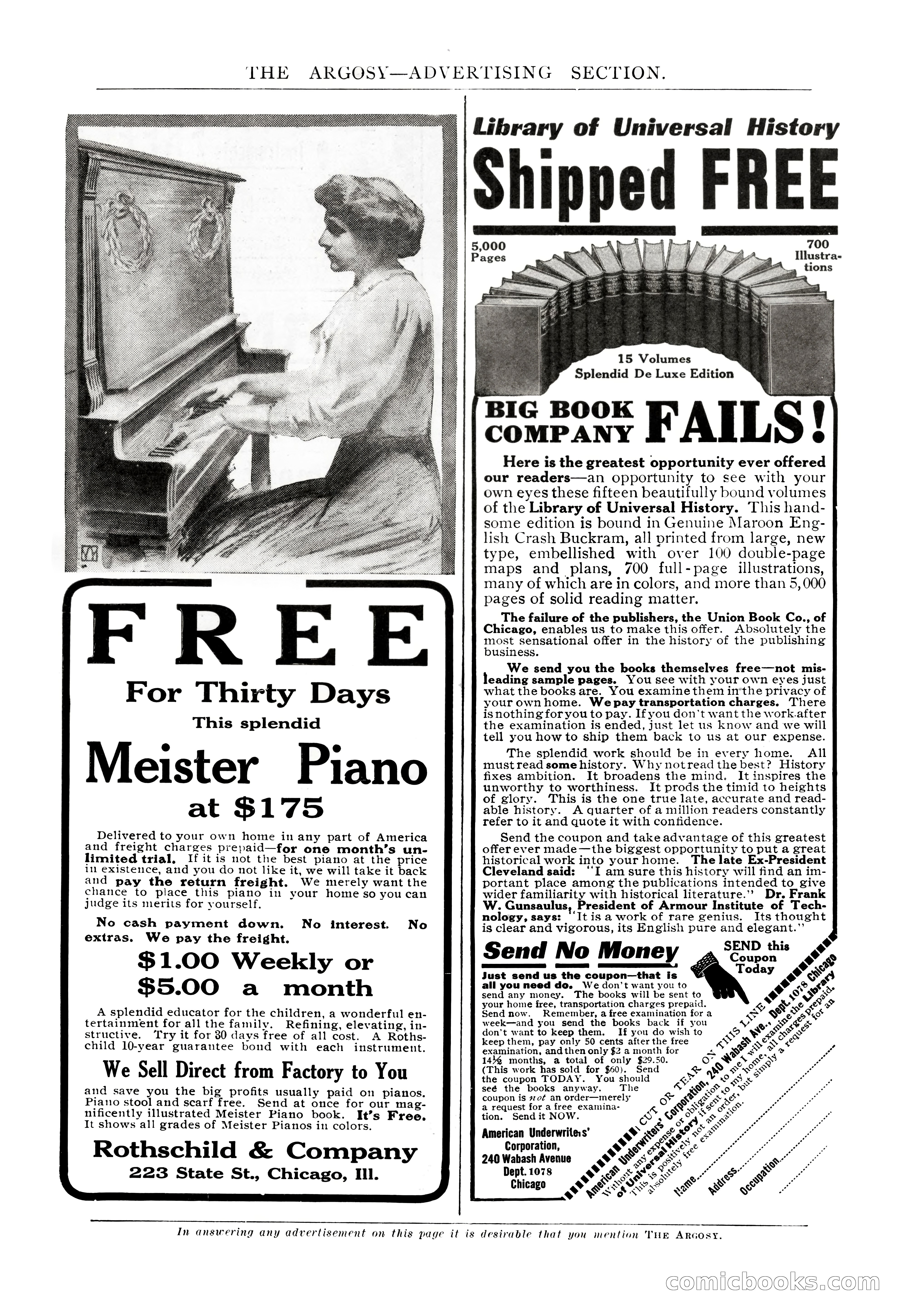 The Argosy, Vol. 61, No. 4 — page 11 of 266