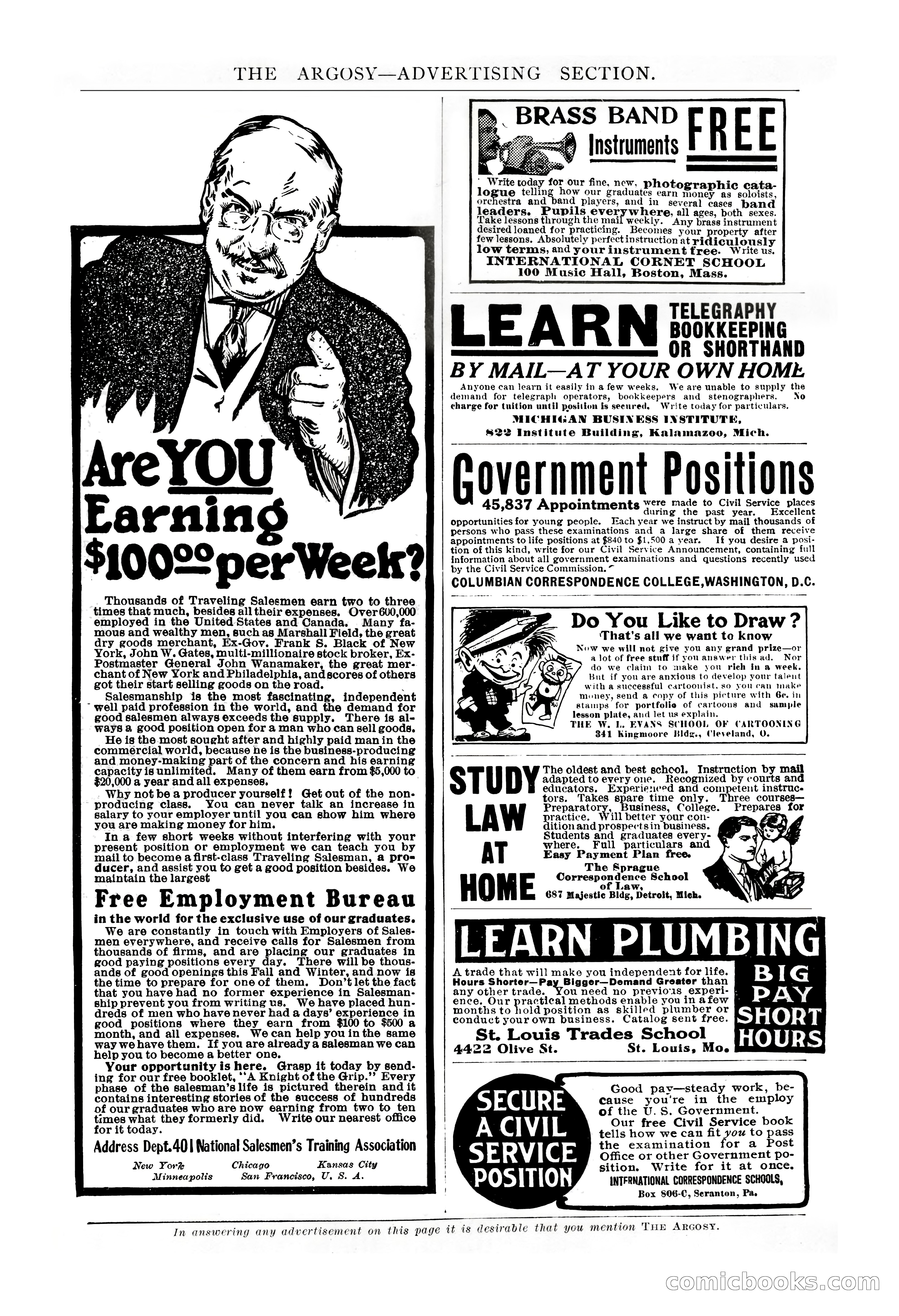 The Argosy, Vol. 61, No. 4 — page 12 of 266