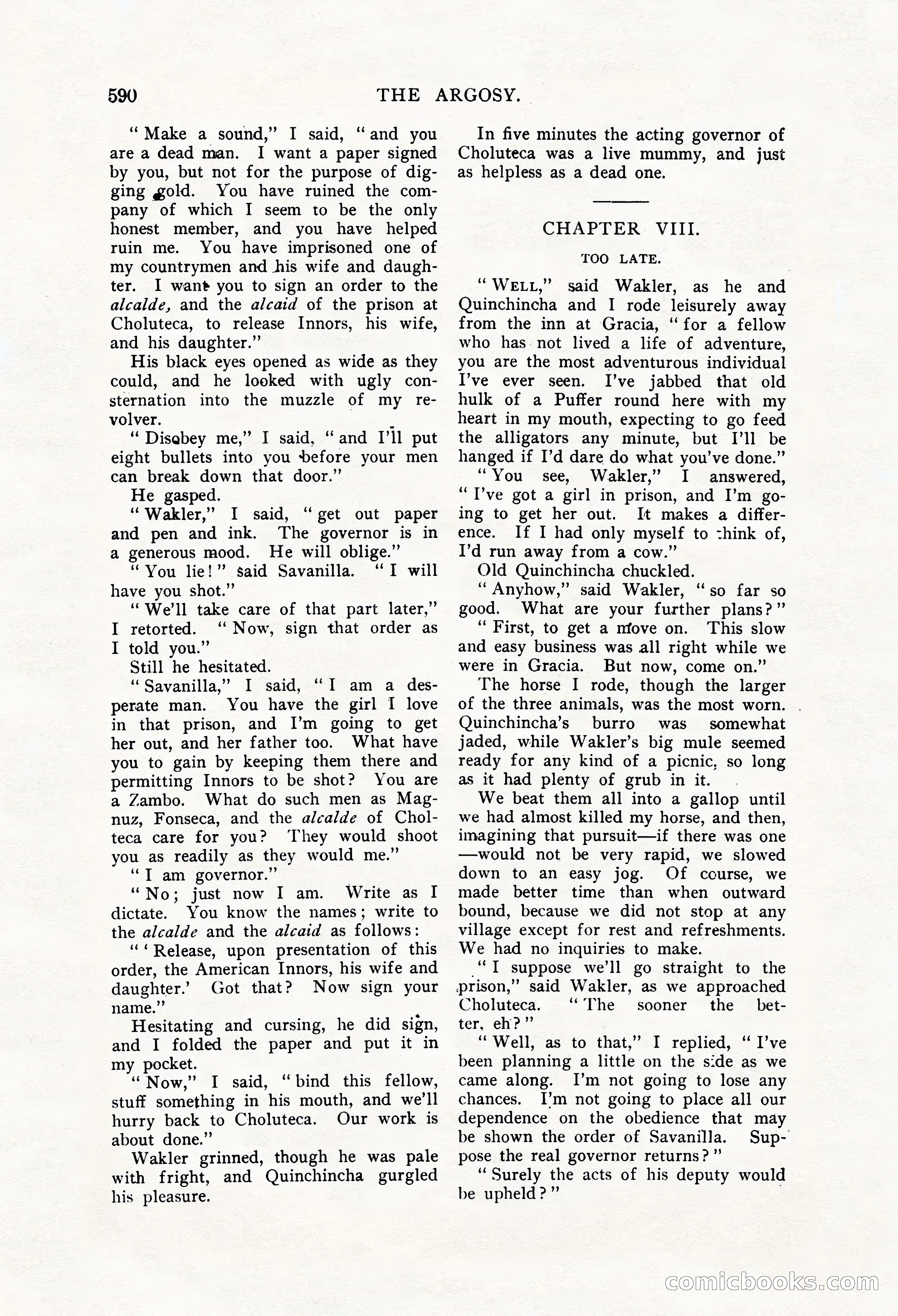 The Argosy, Vol. 61, No. 4 — page 32 of 266