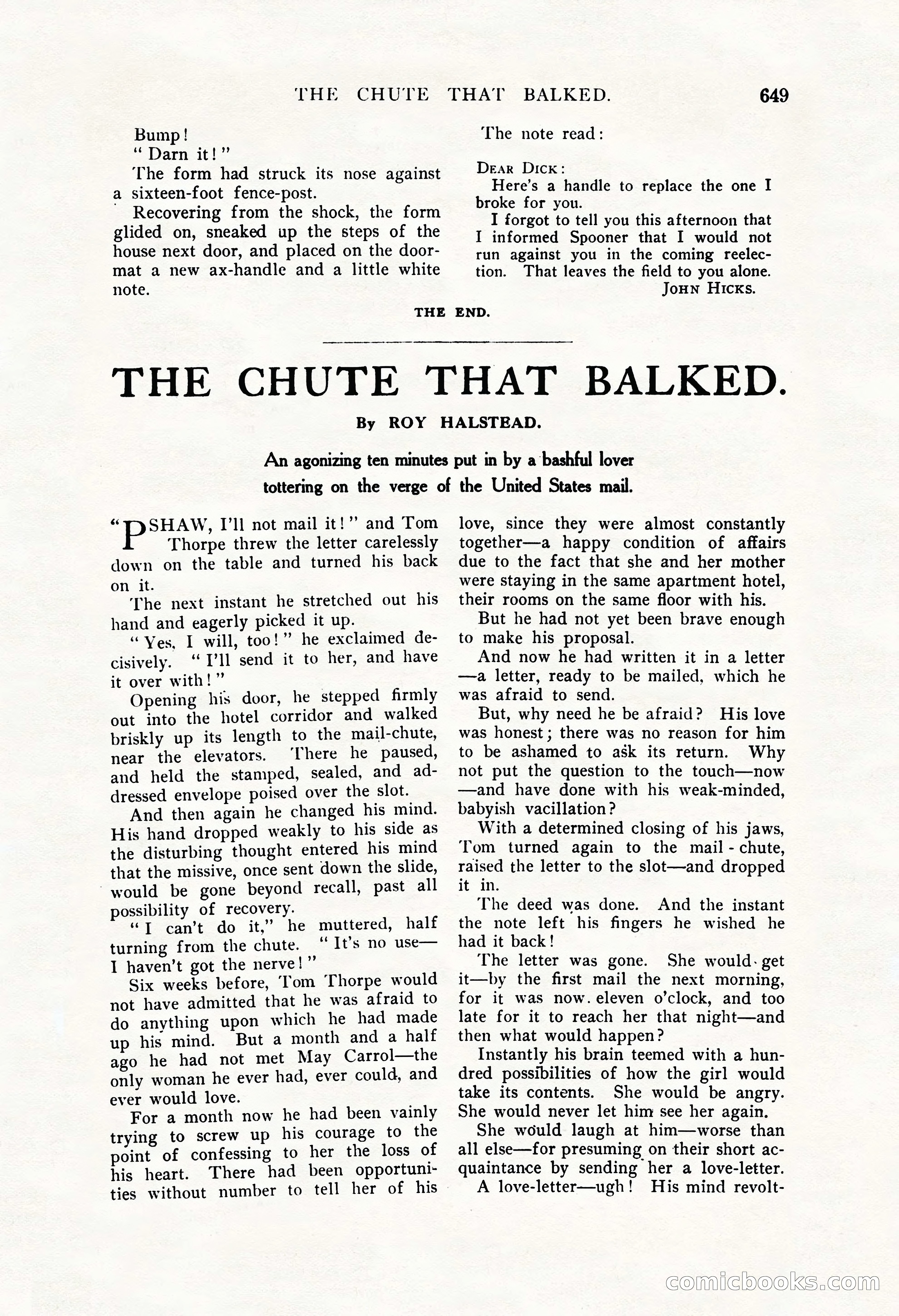 The Argosy, Vol. 61, No. 4 — page 91 of 266