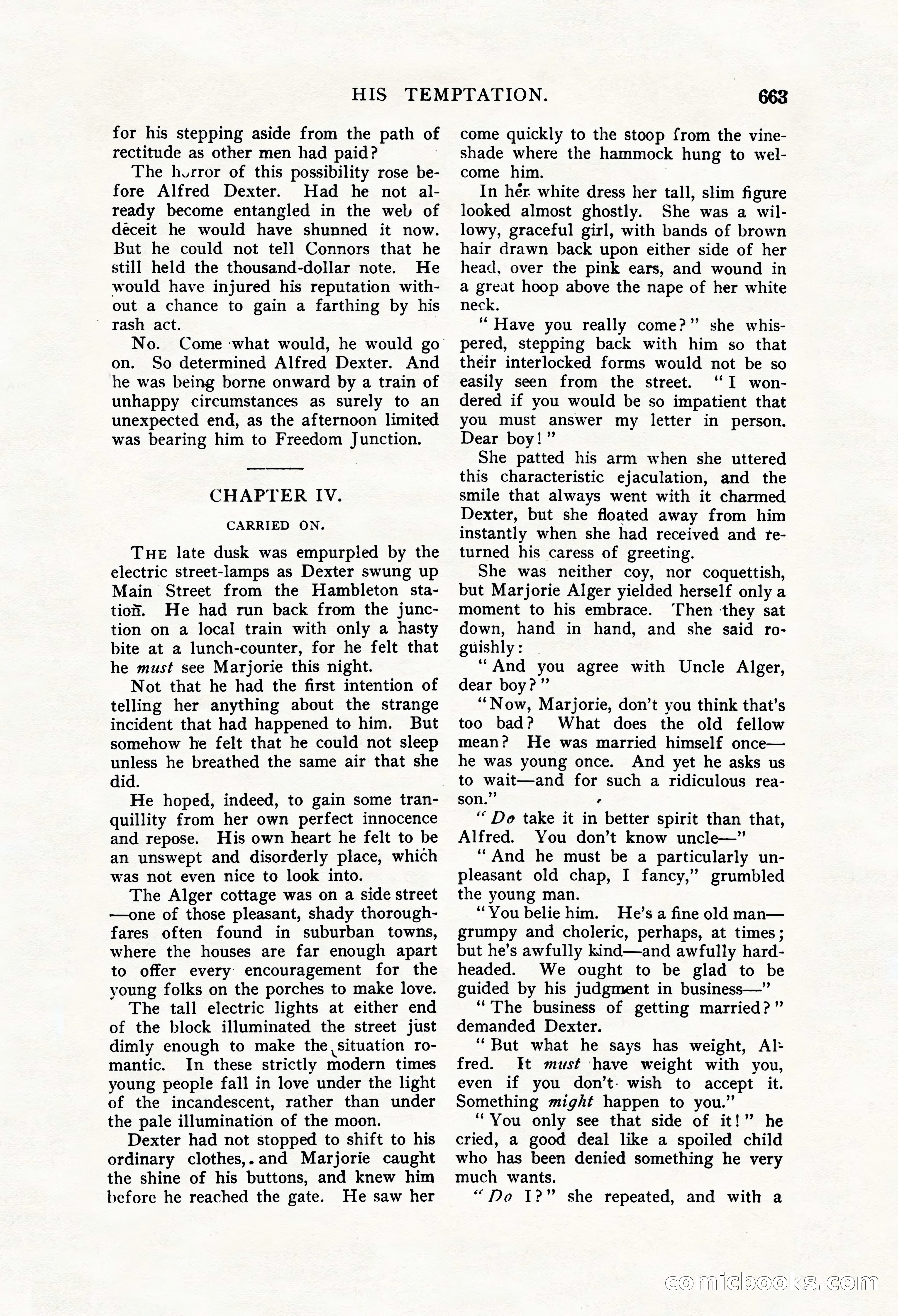 The Argosy, Vol. 61, No. 4 — page 105 of 266