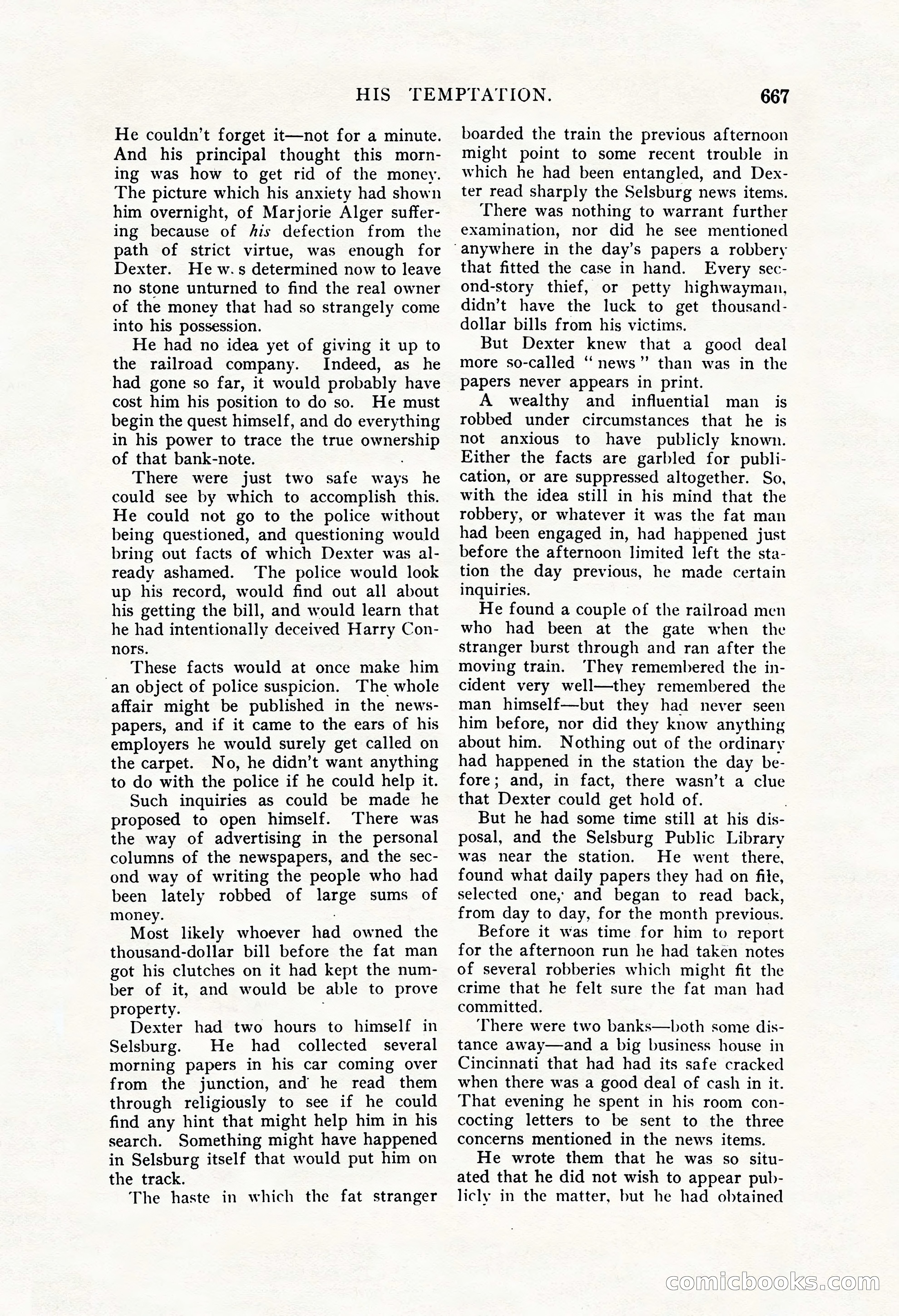 The Argosy, Vol. 61, No. 4 — page 109 of 266