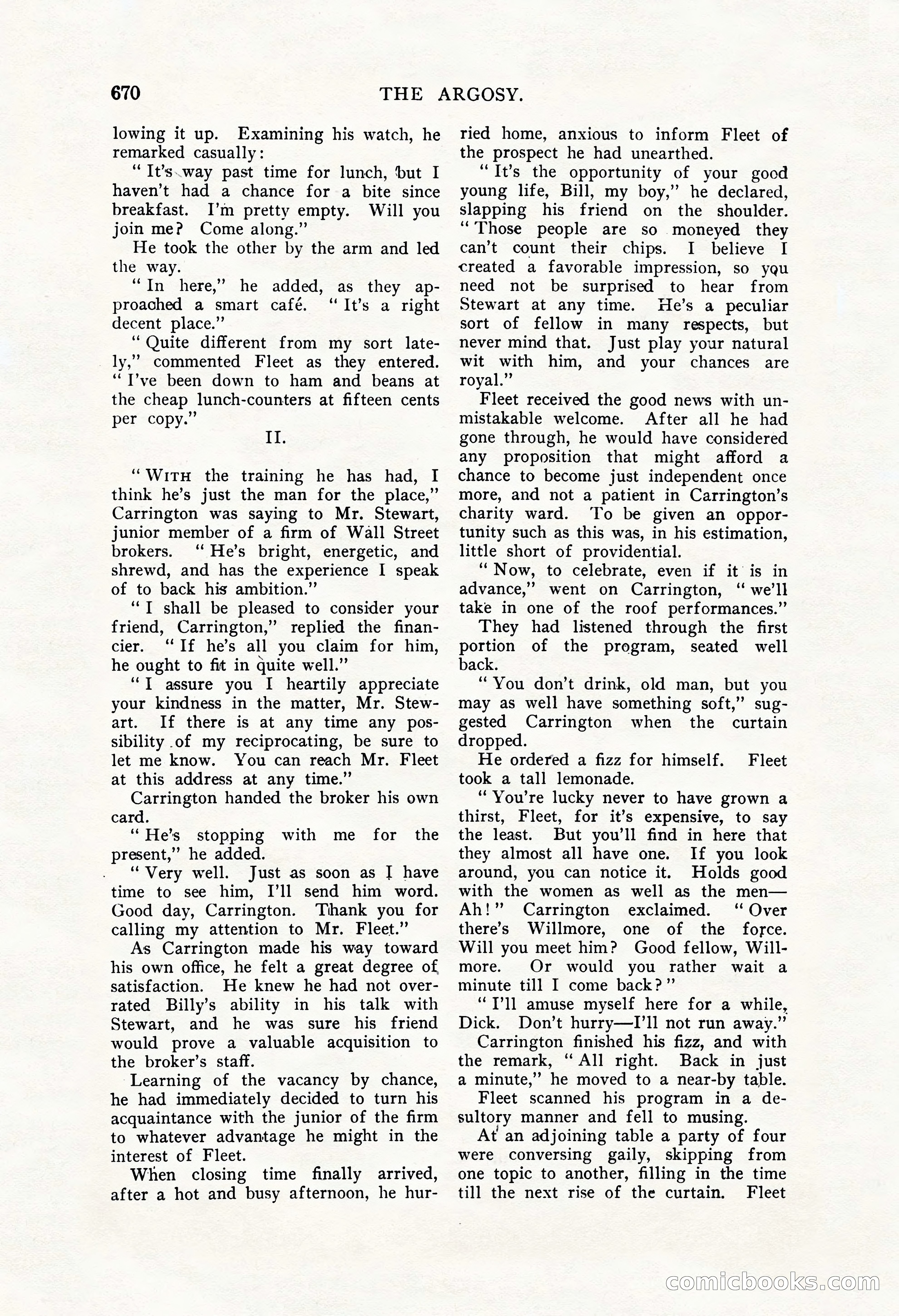 The Argosy, Vol. 61, No. 4 — page 112 of 266