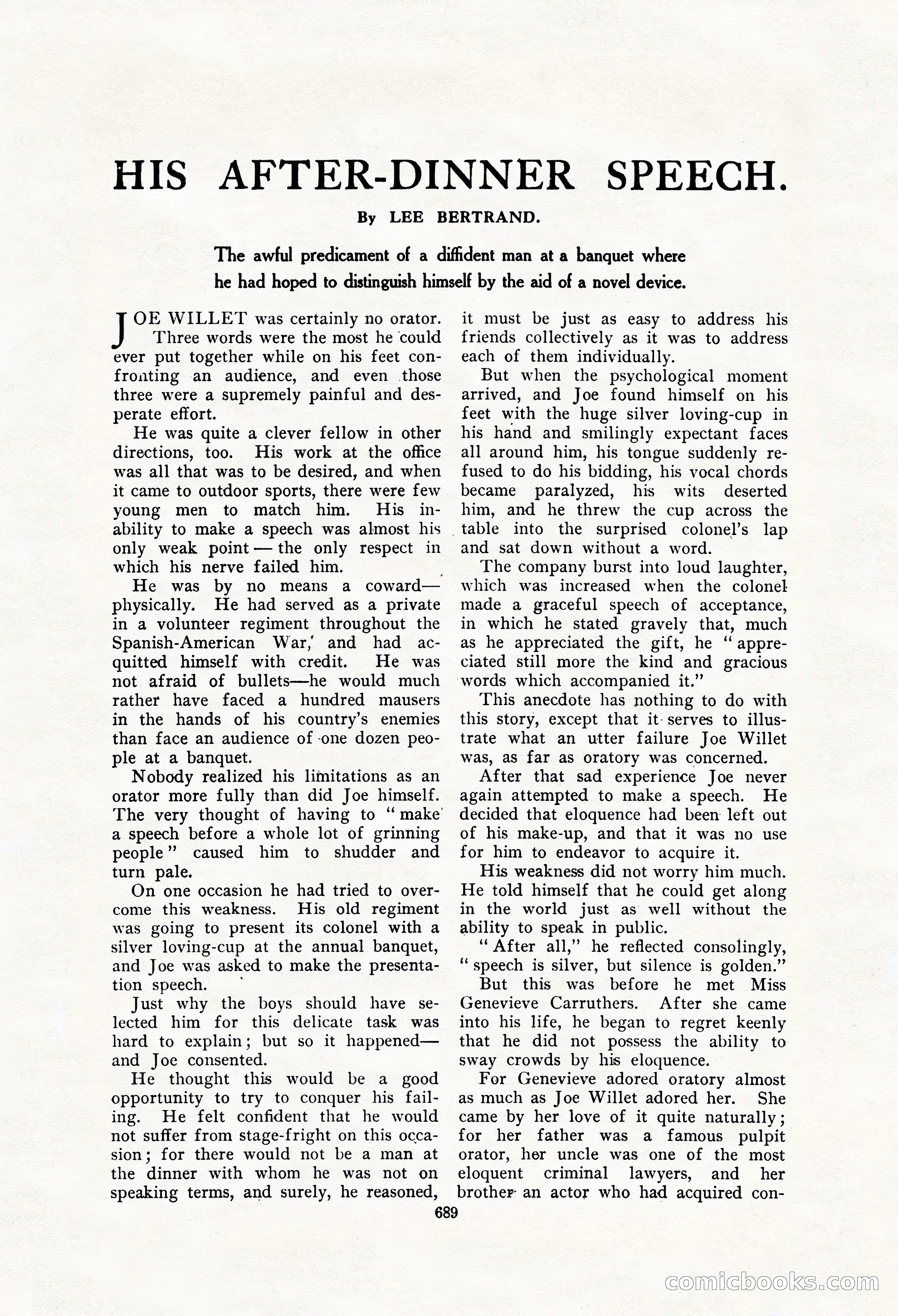 The Argosy, Vol. 61, No. 4 — page 131 of 266