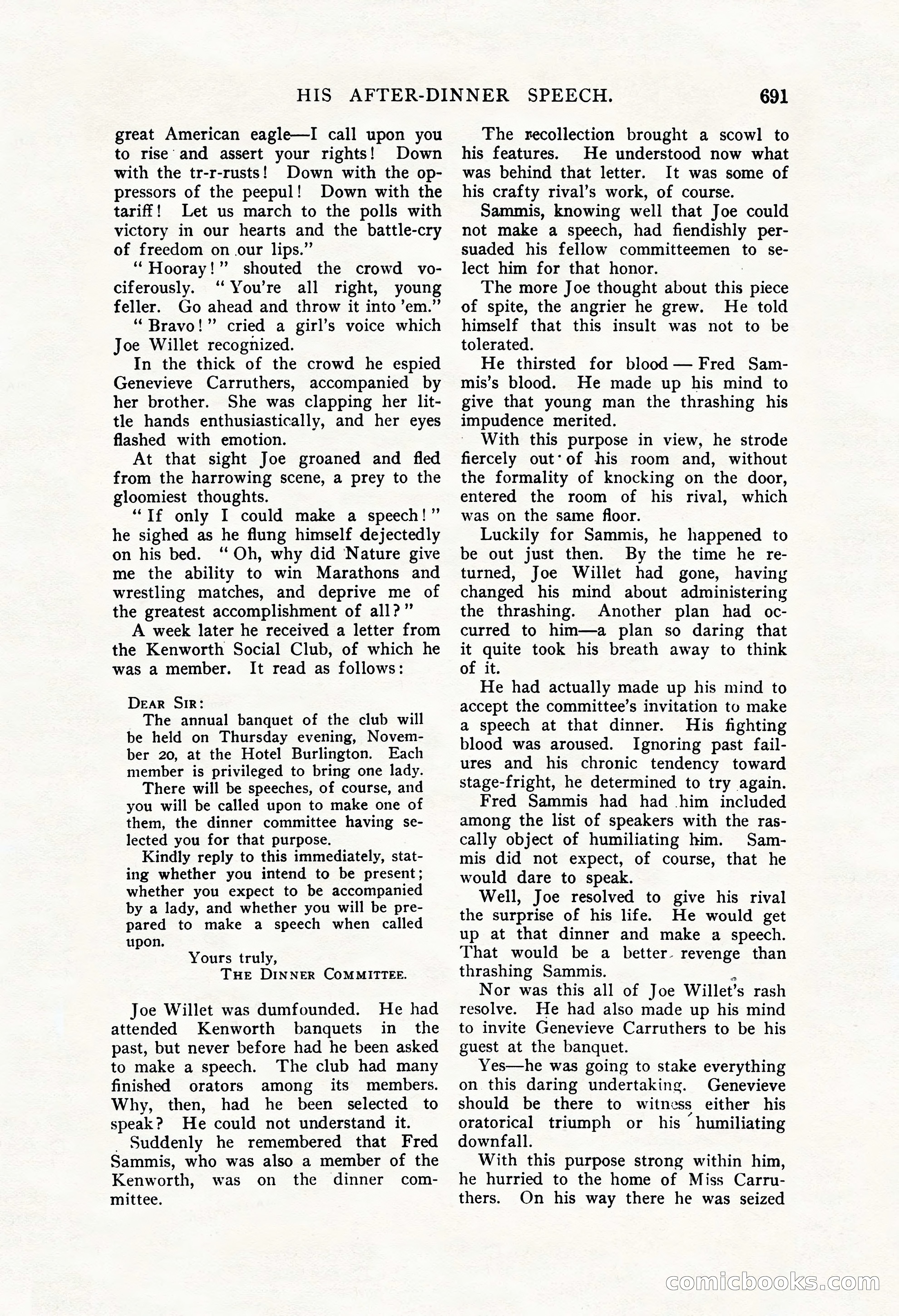 The Argosy, Vol. 61, No. 4 — page 133 of 266