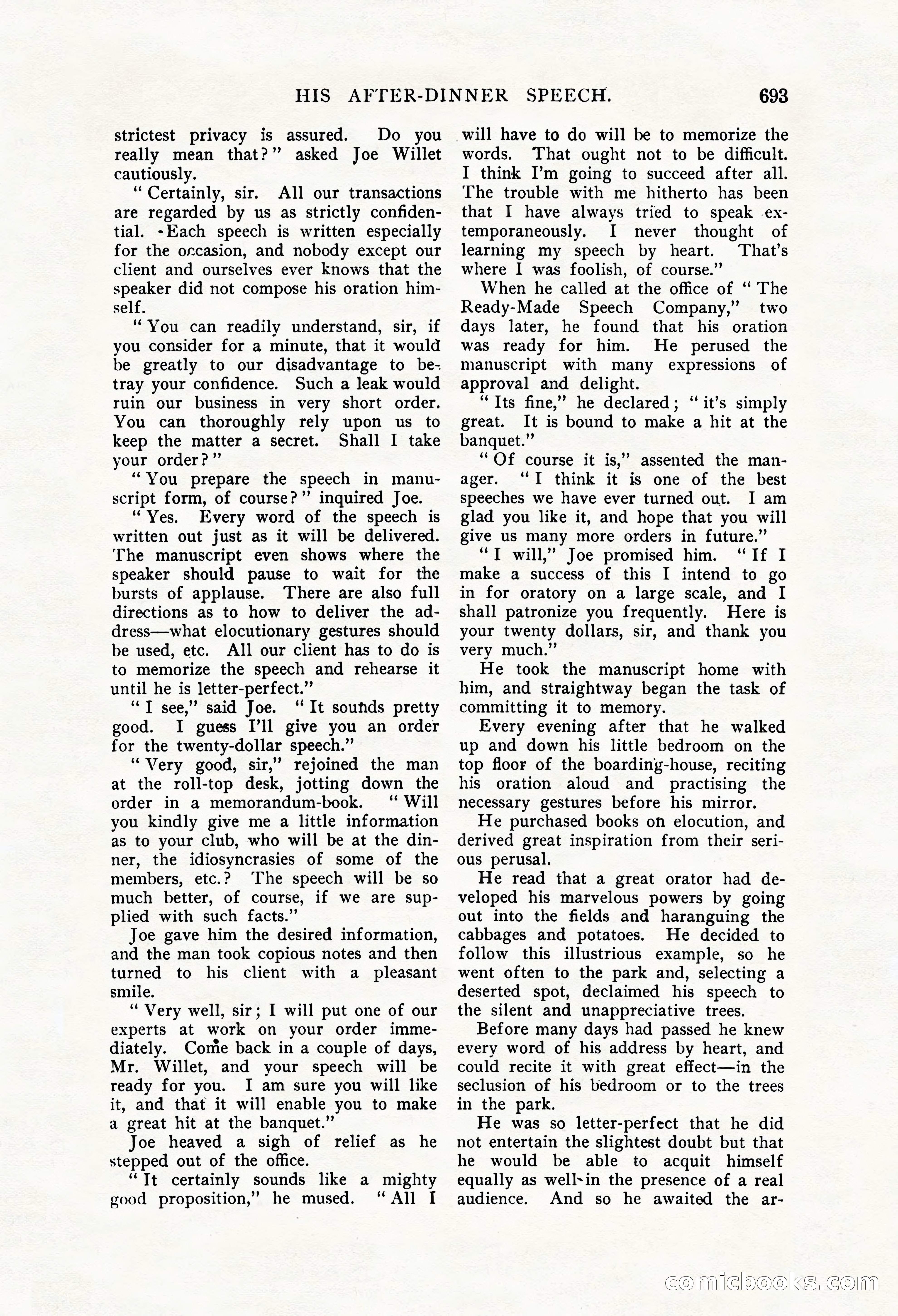 The Argosy, Vol. 61, No. 4 — page 135 of 266