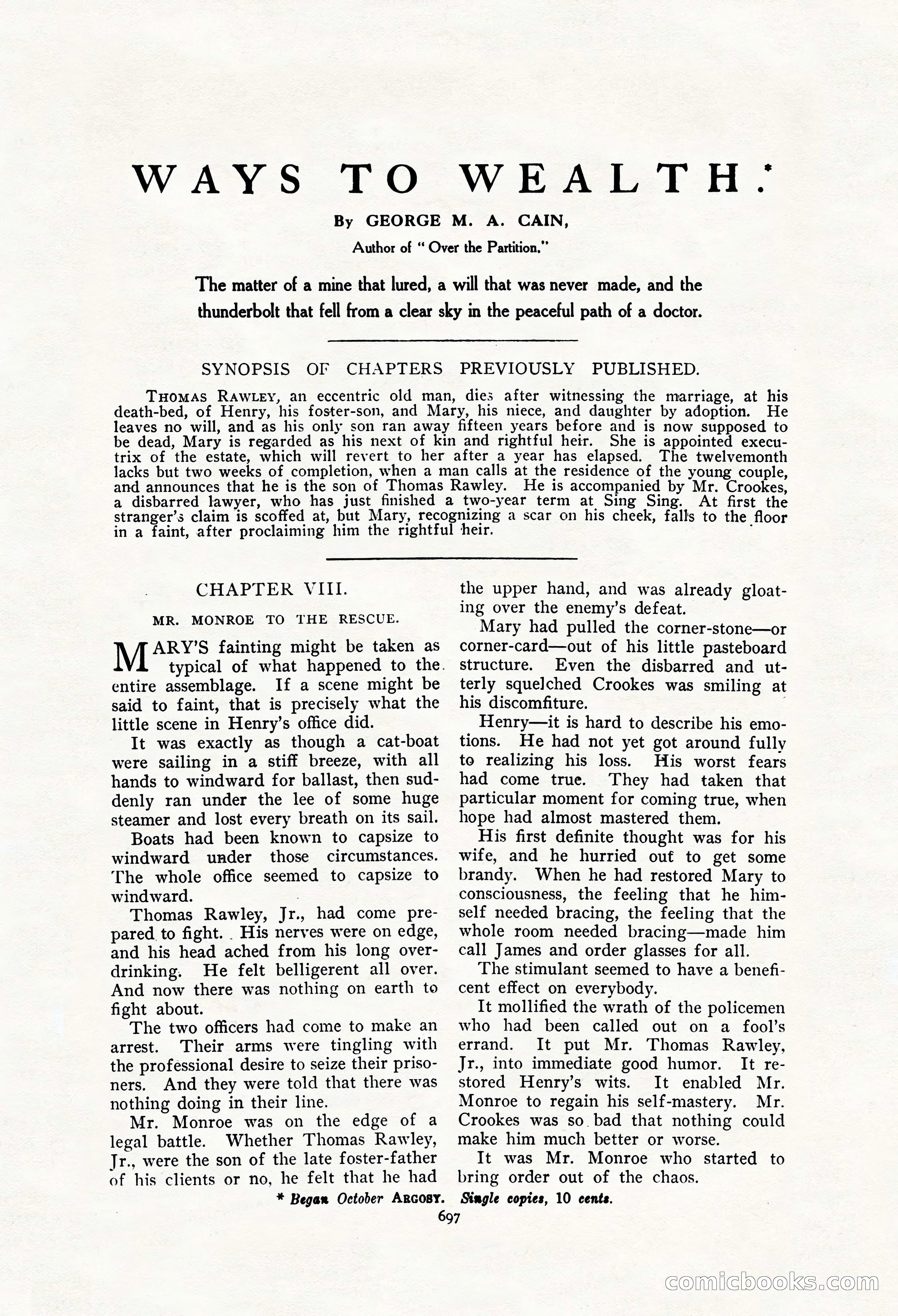 The Argosy, Vol. 61, No. 4 — page 139 of 266
