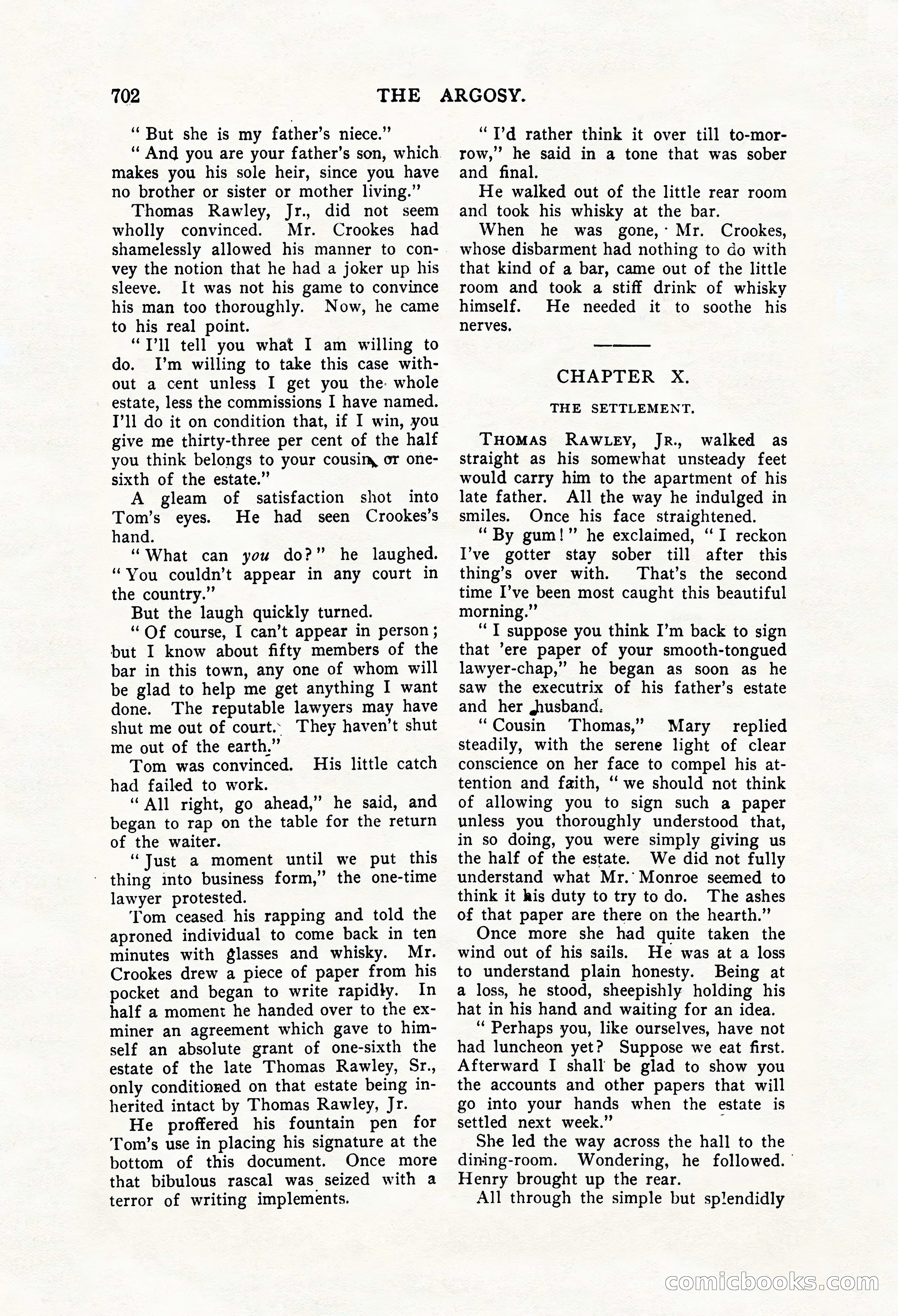 The Argosy, Vol. 61, No. 4 — page 144 of 266