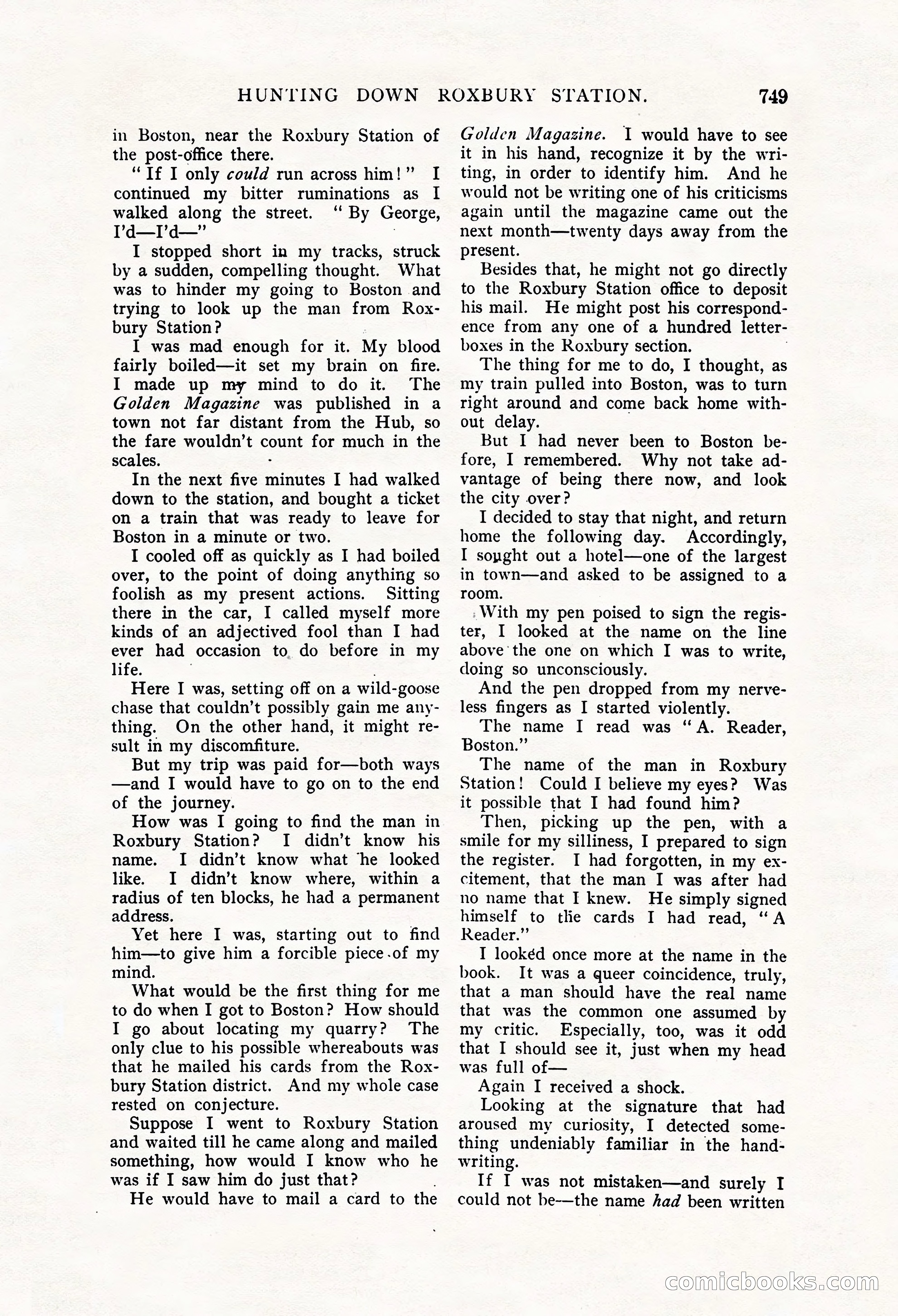 The Argosy, Vol. 61, No. 4 — page 191 of 266