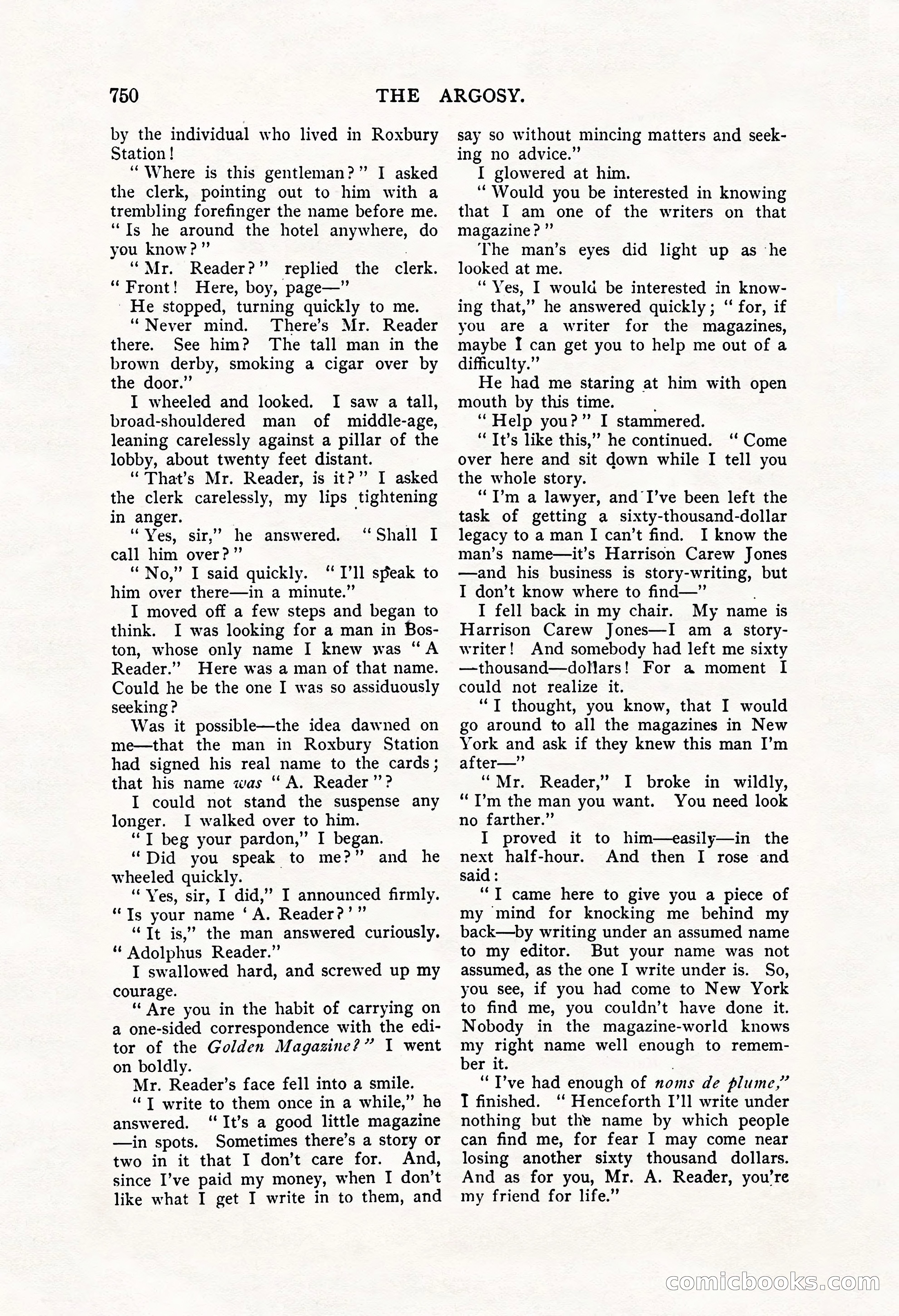 The Argosy, Vol. 61, No. 4 — page 192 of 266