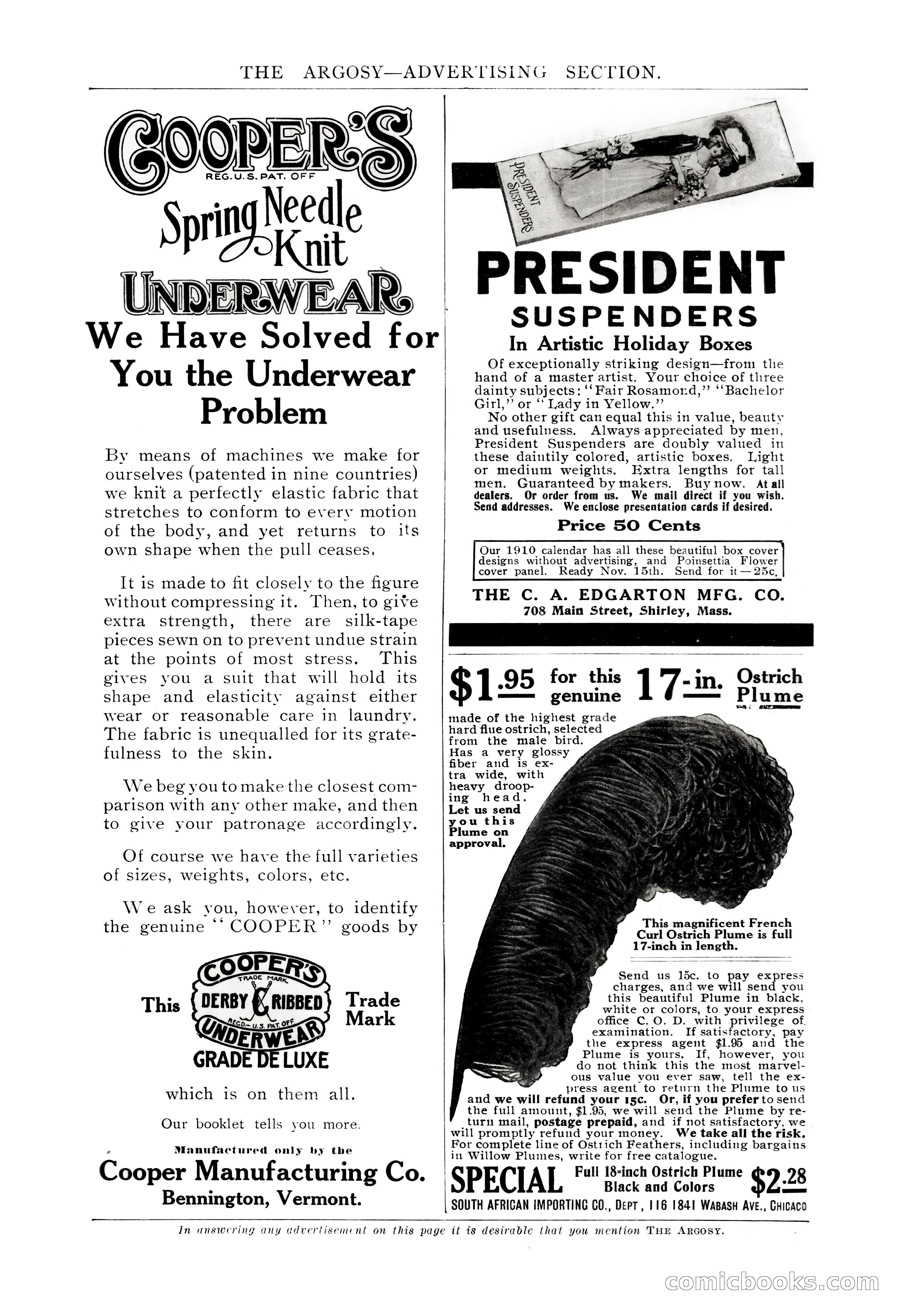 The Argosy, Vol. 61, No. 4 — page 256 of 266