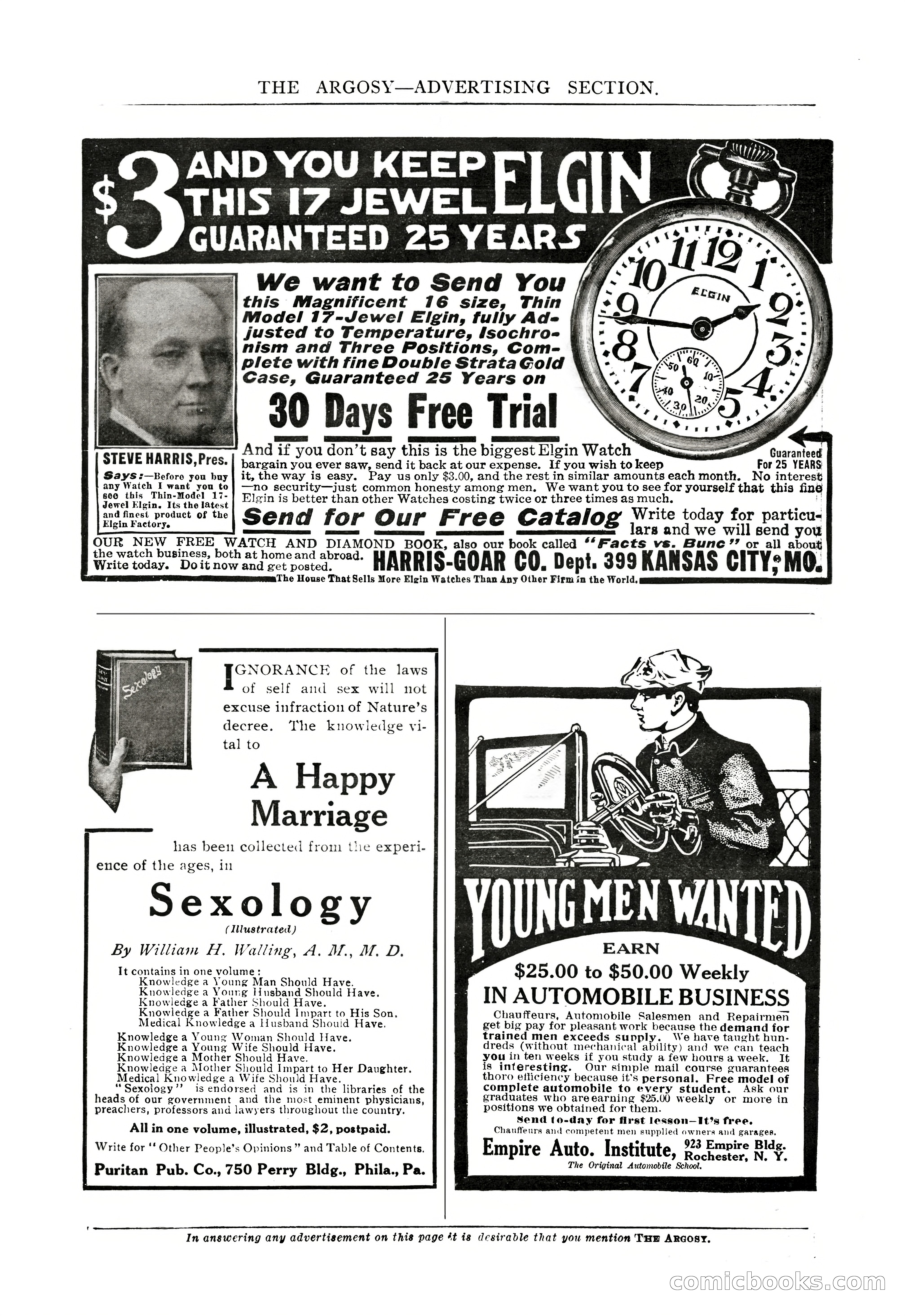 The Argosy, April 1912 — page 6 of 238