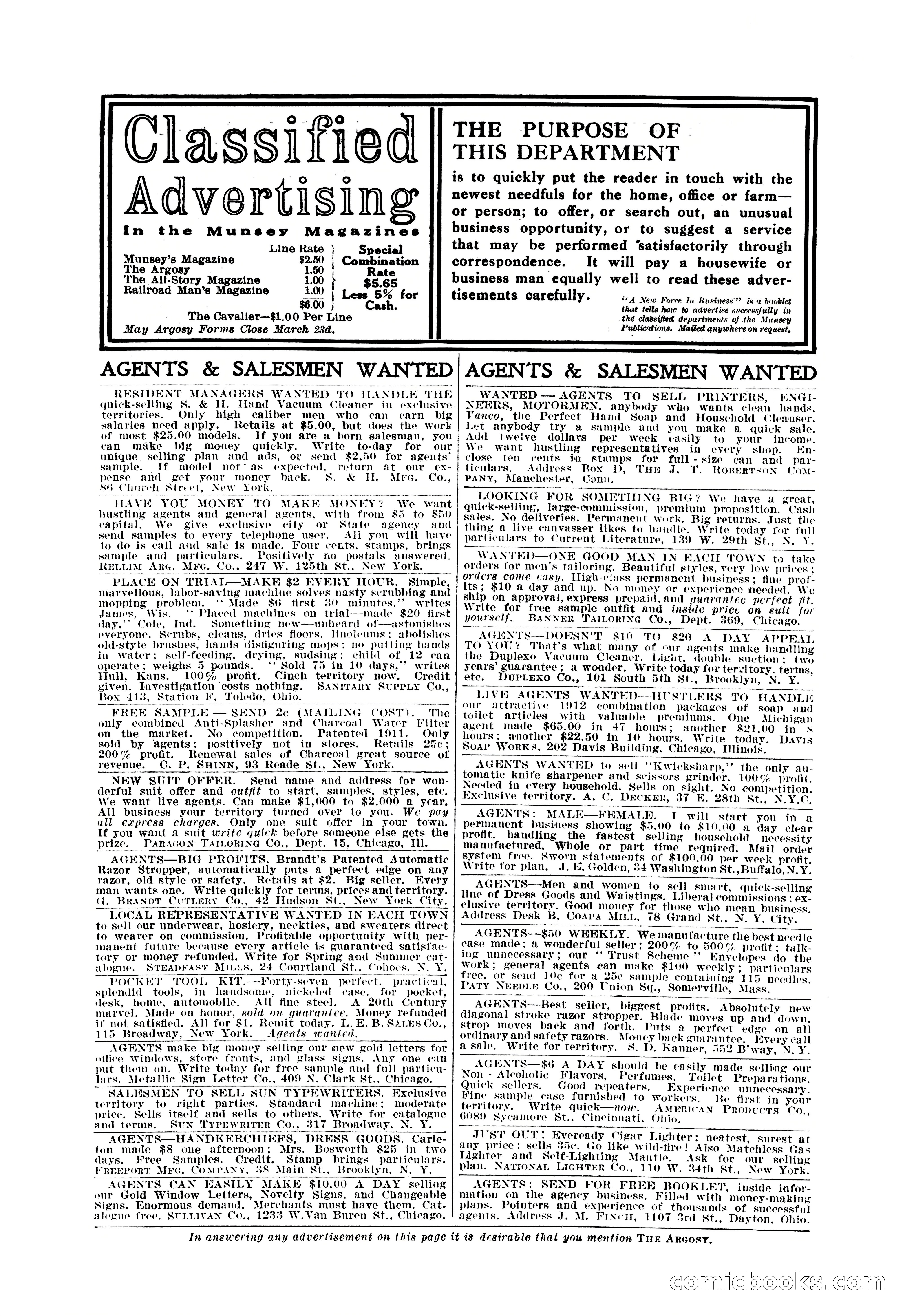 The Argosy, April 1912 — page 7 of 238