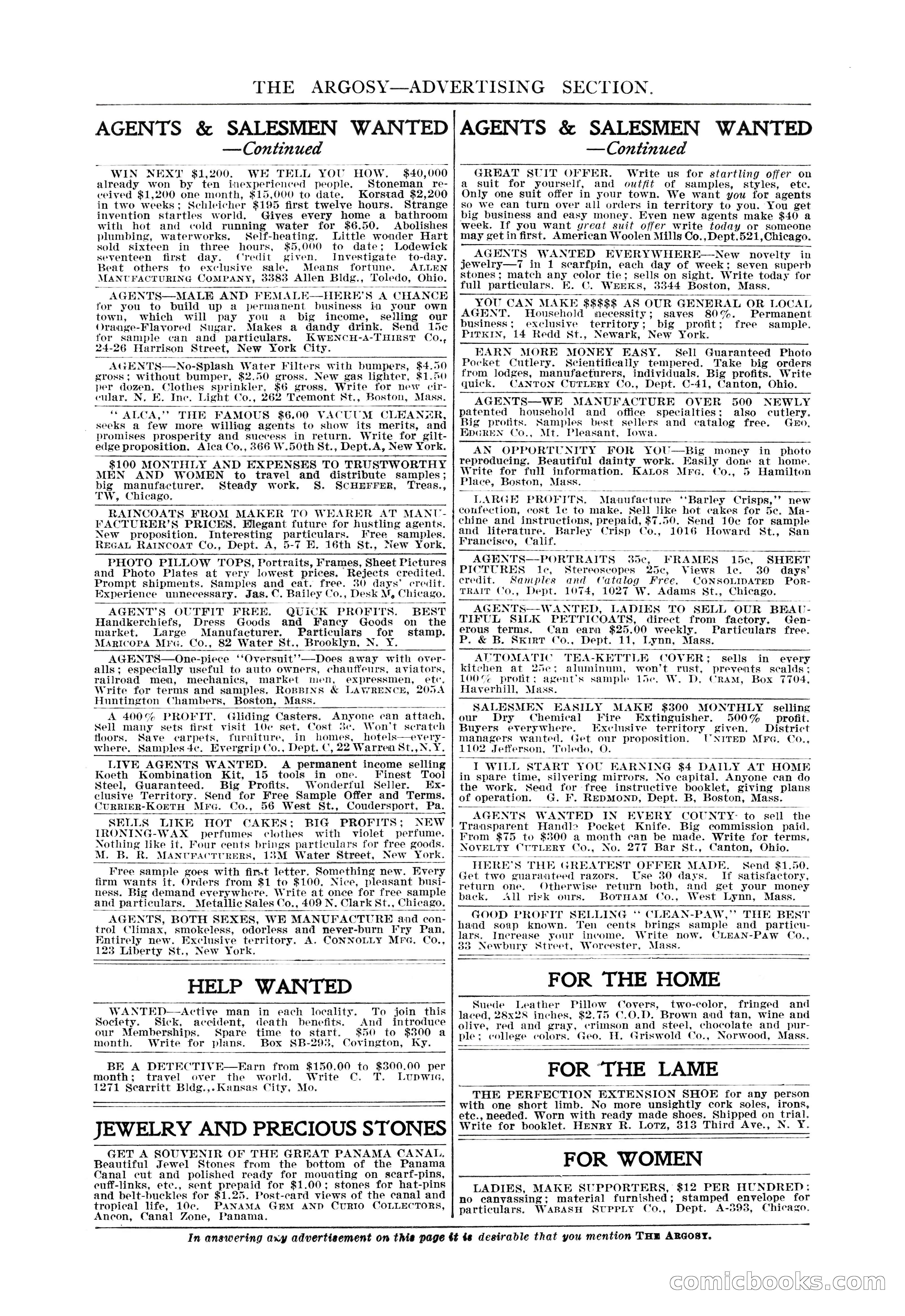 The Argosy, April 1912 — page 8 of 238