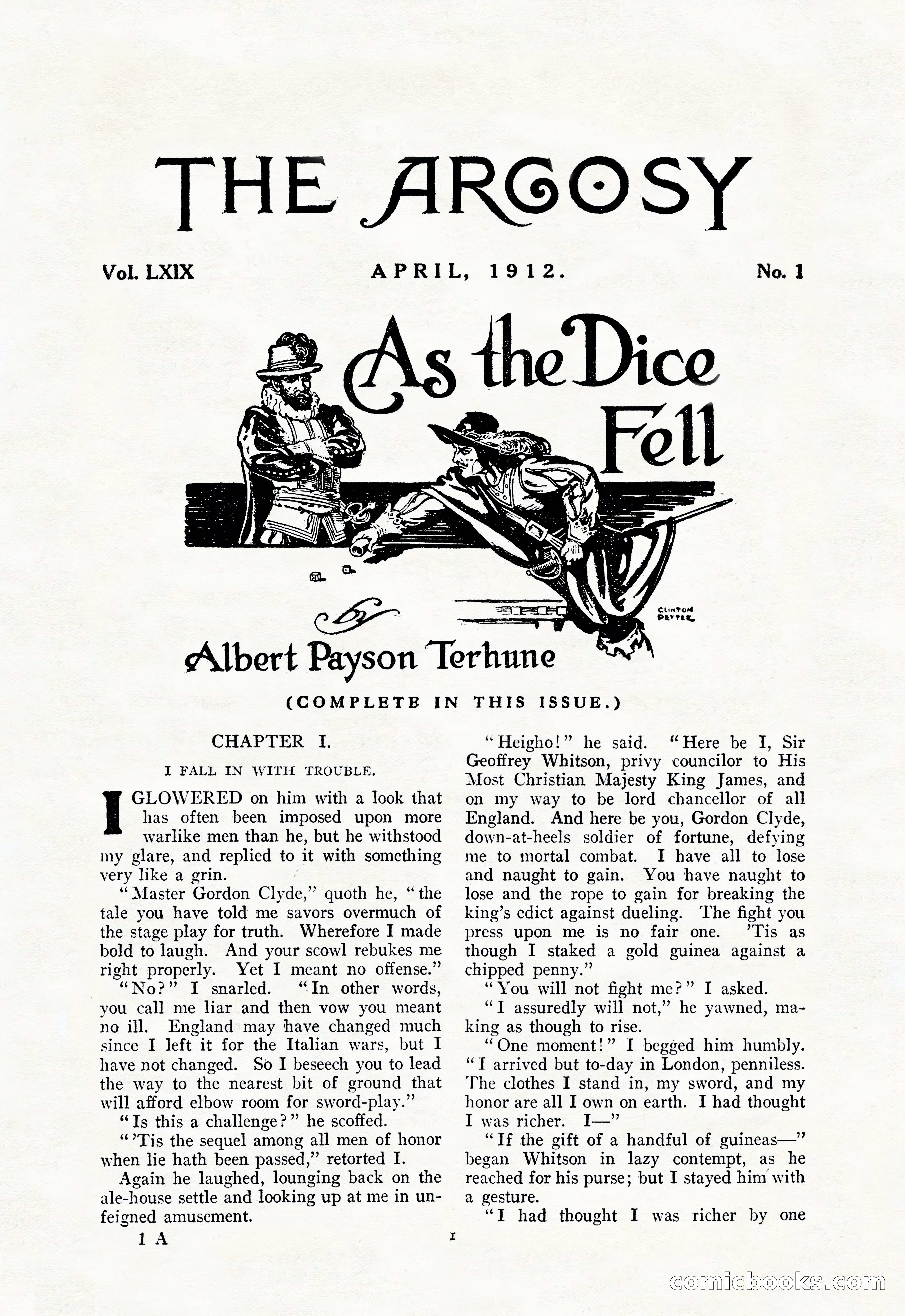 The Argosy, April 1912 — page 15 of 238