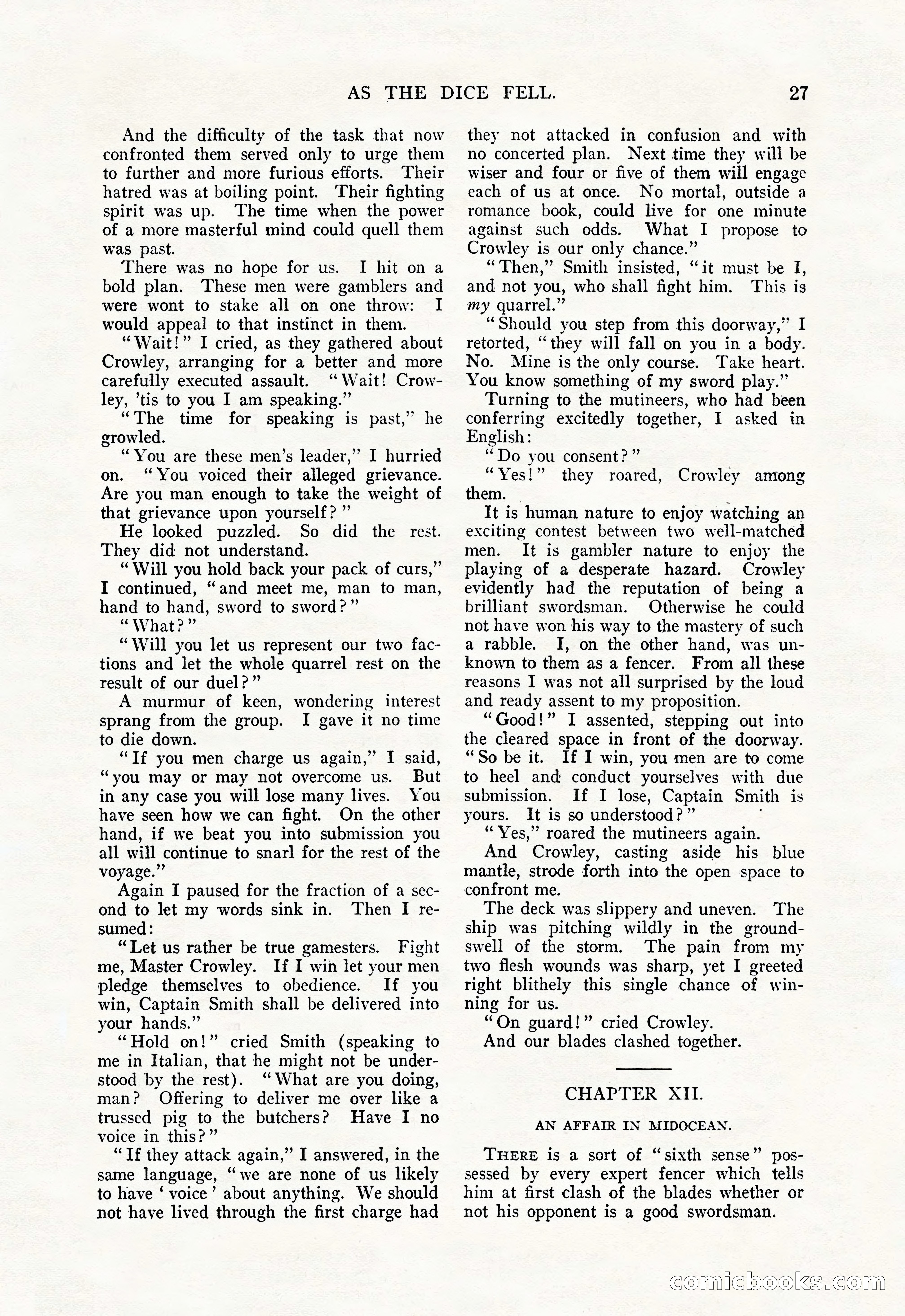 The Argosy, April 1912 — page 41 of 238
