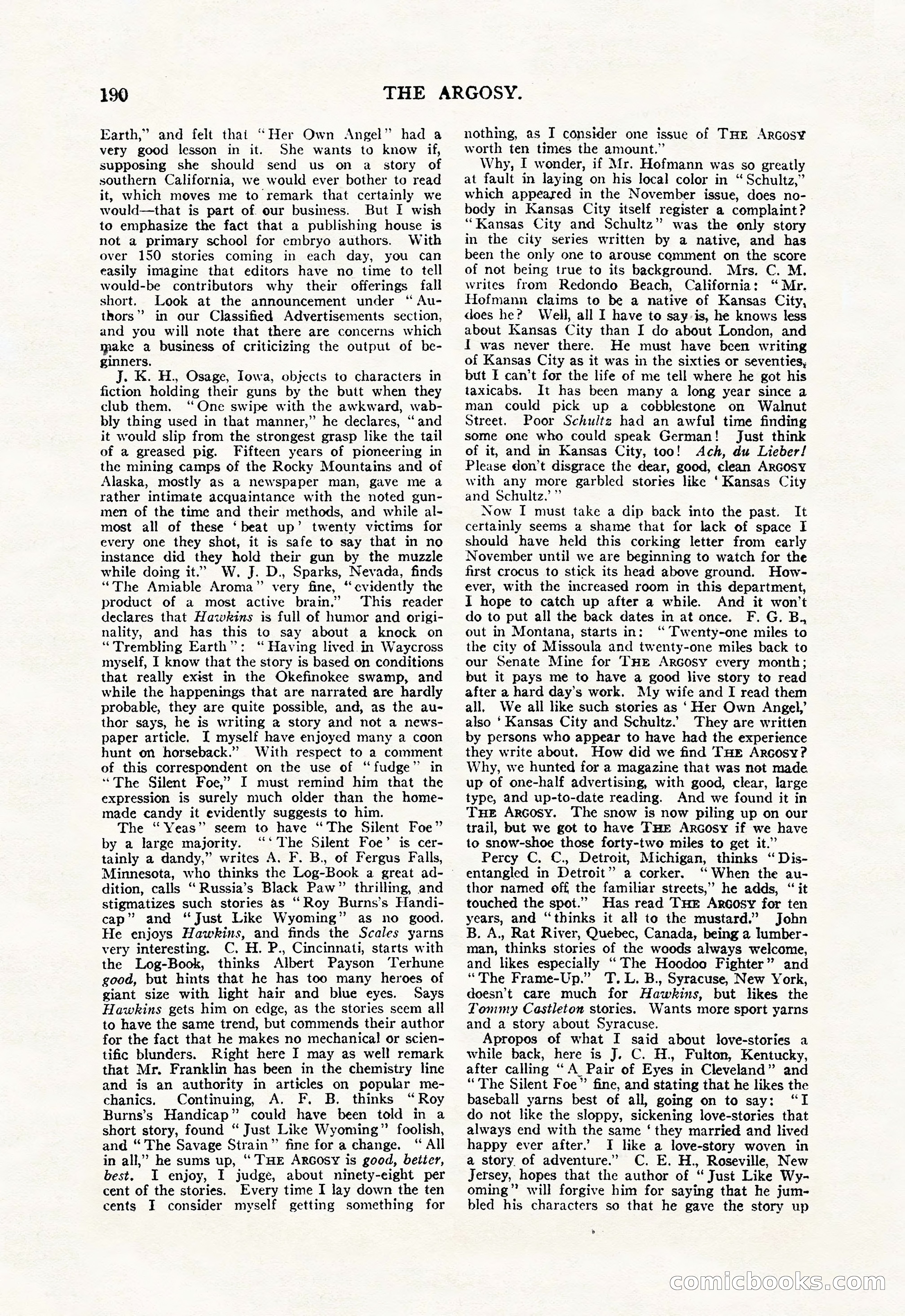 The Argosy, April 1912 — page 204 of 238