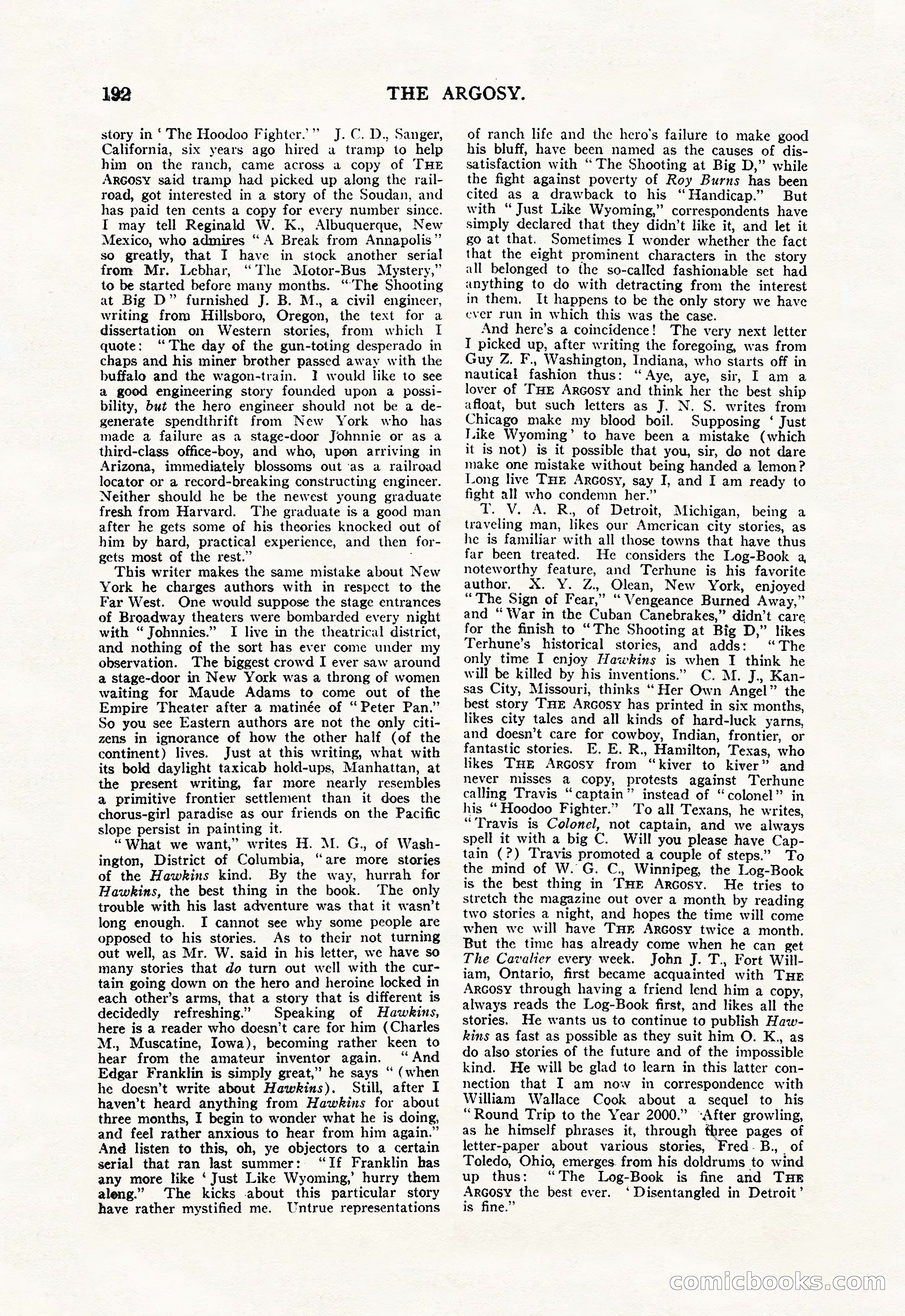 The Argosy, April 1912 — page 206 of 238