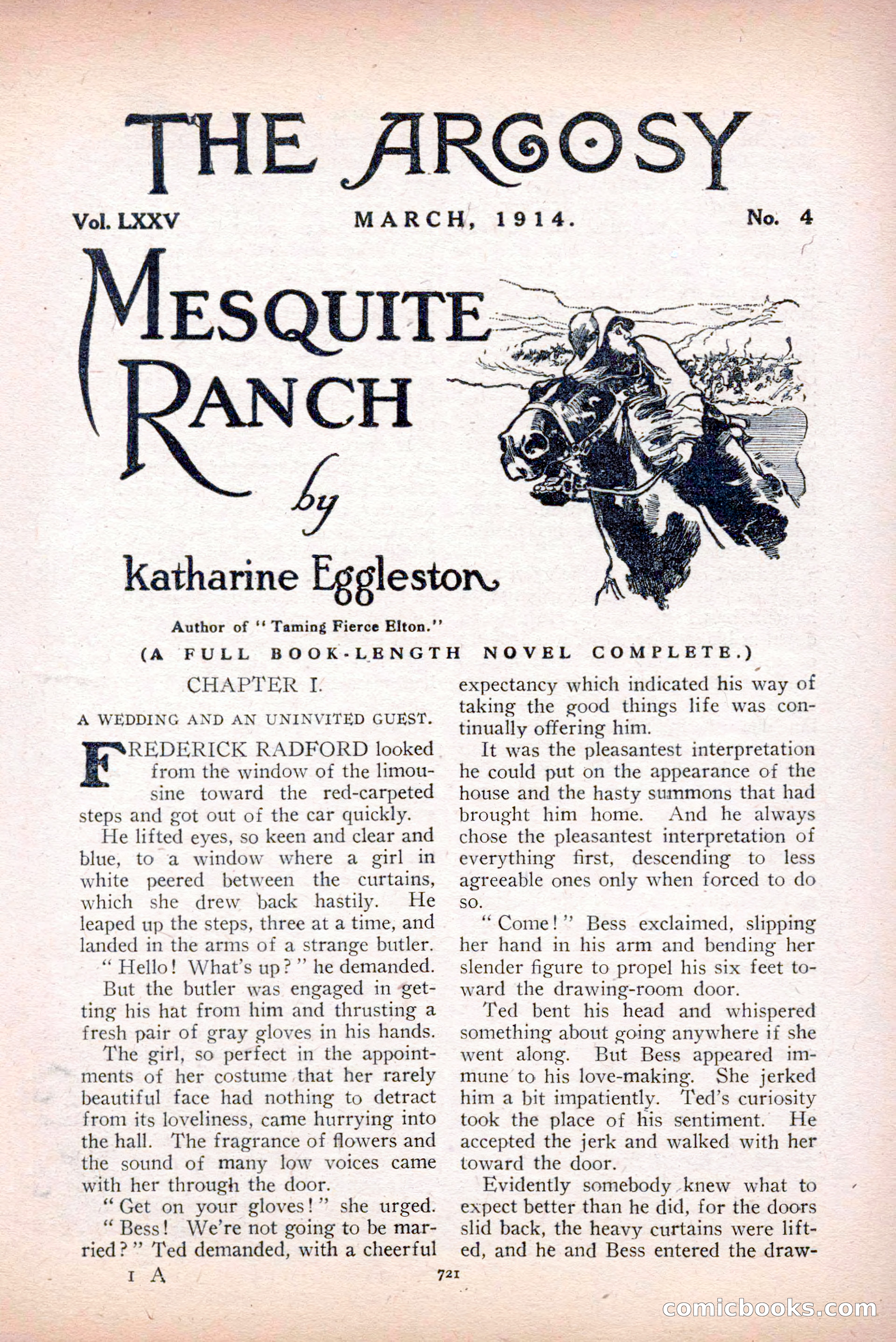 The Argosy, Vol. 75, No. 4 — page 19 of 268