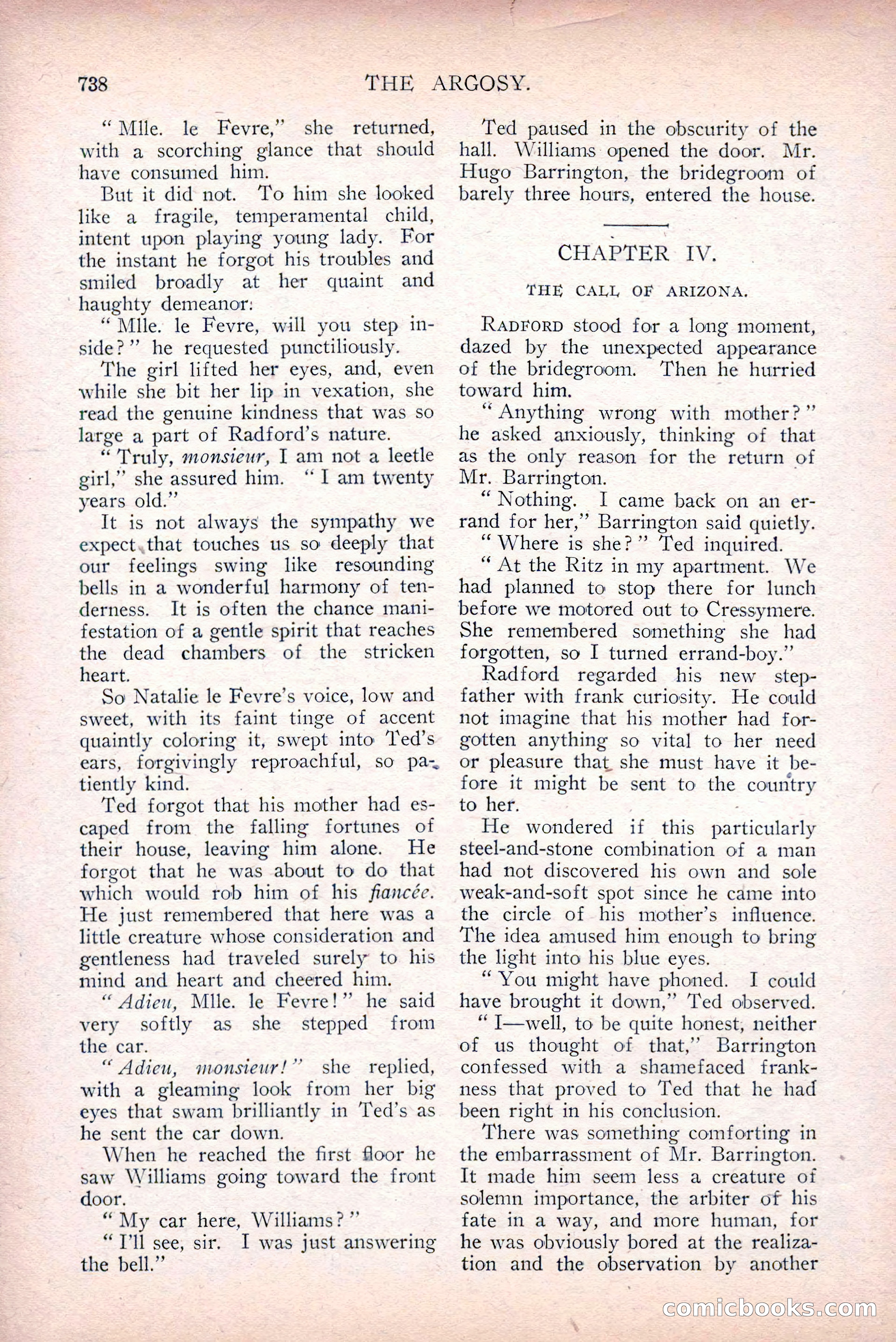 The Argosy, Vol. 75, No. 4 — page 36 of 268