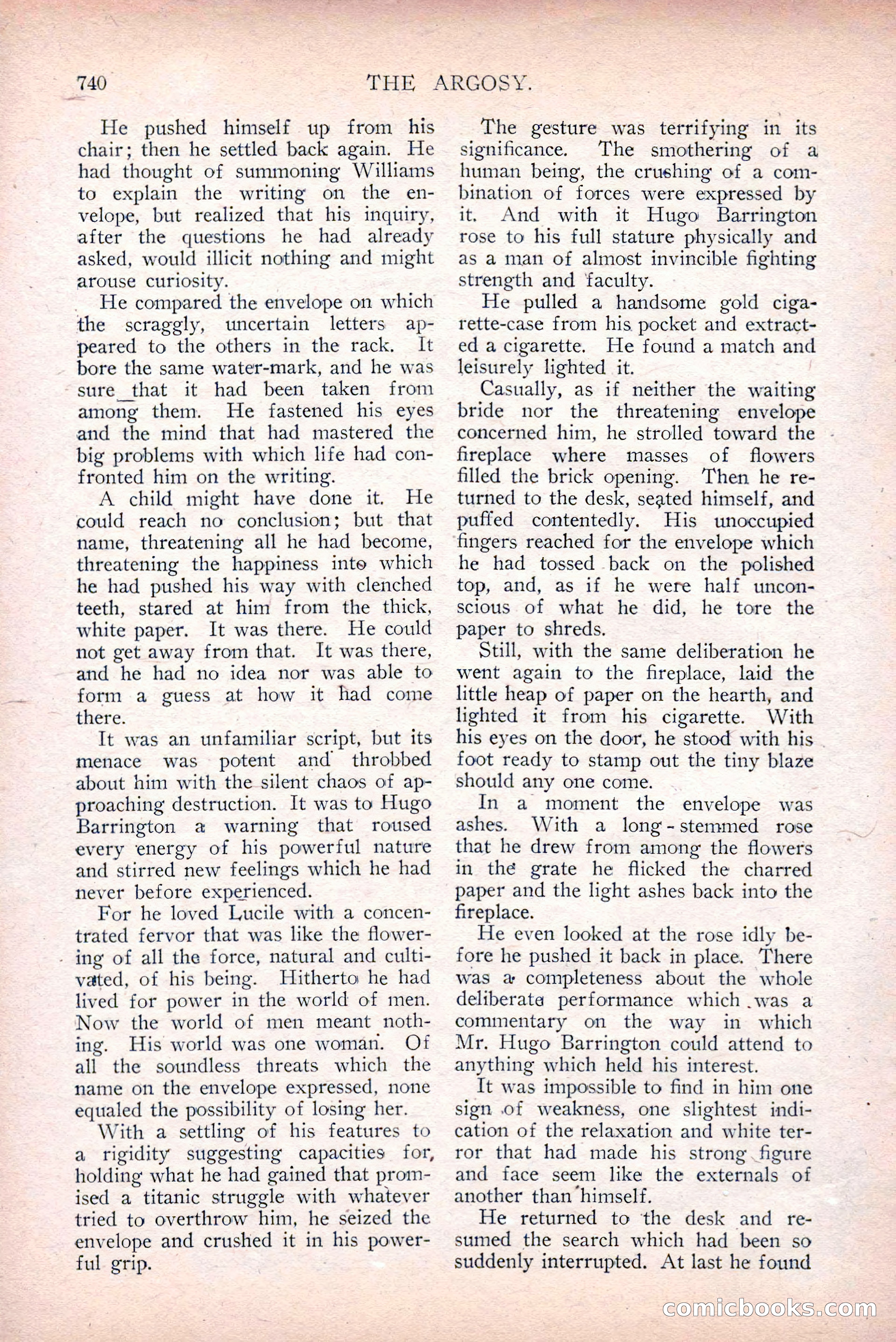 The Argosy, Vol. 75, No. 4 — page 38 of 268