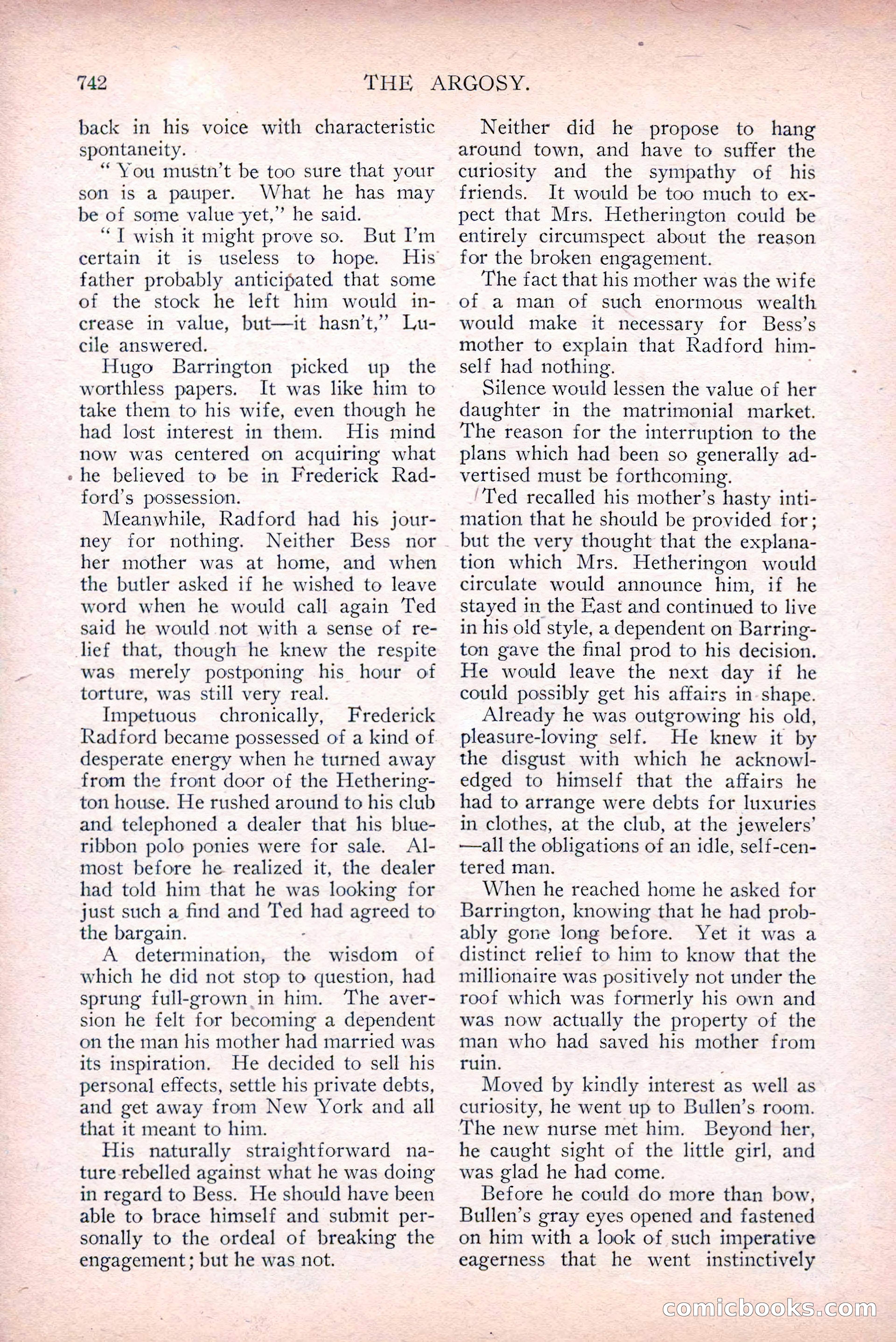 The Argosy, Vol. 75, No. 4 — page 40 of 268