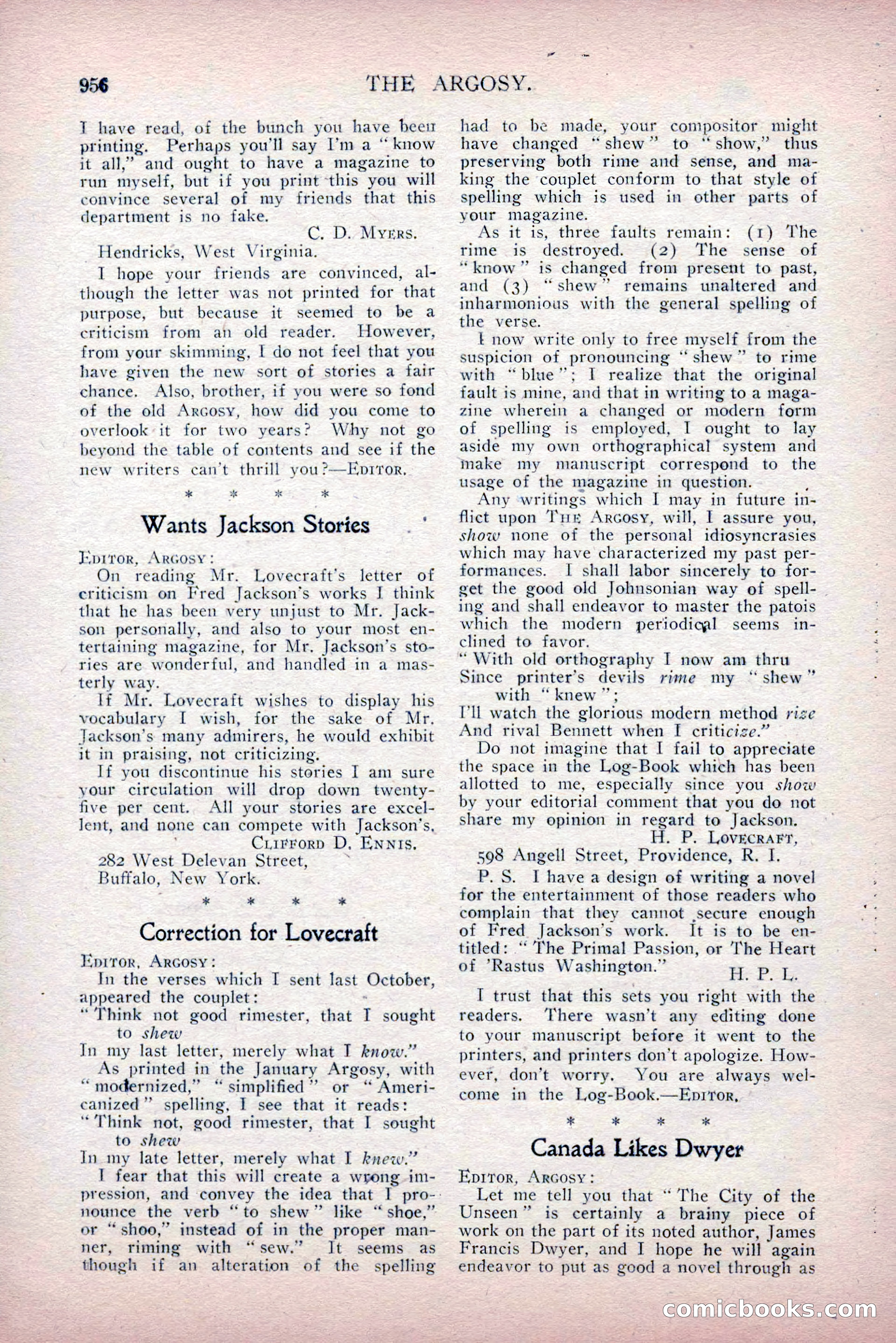 The Argosy, Vol. 75, No. 4 — page 254 of 268