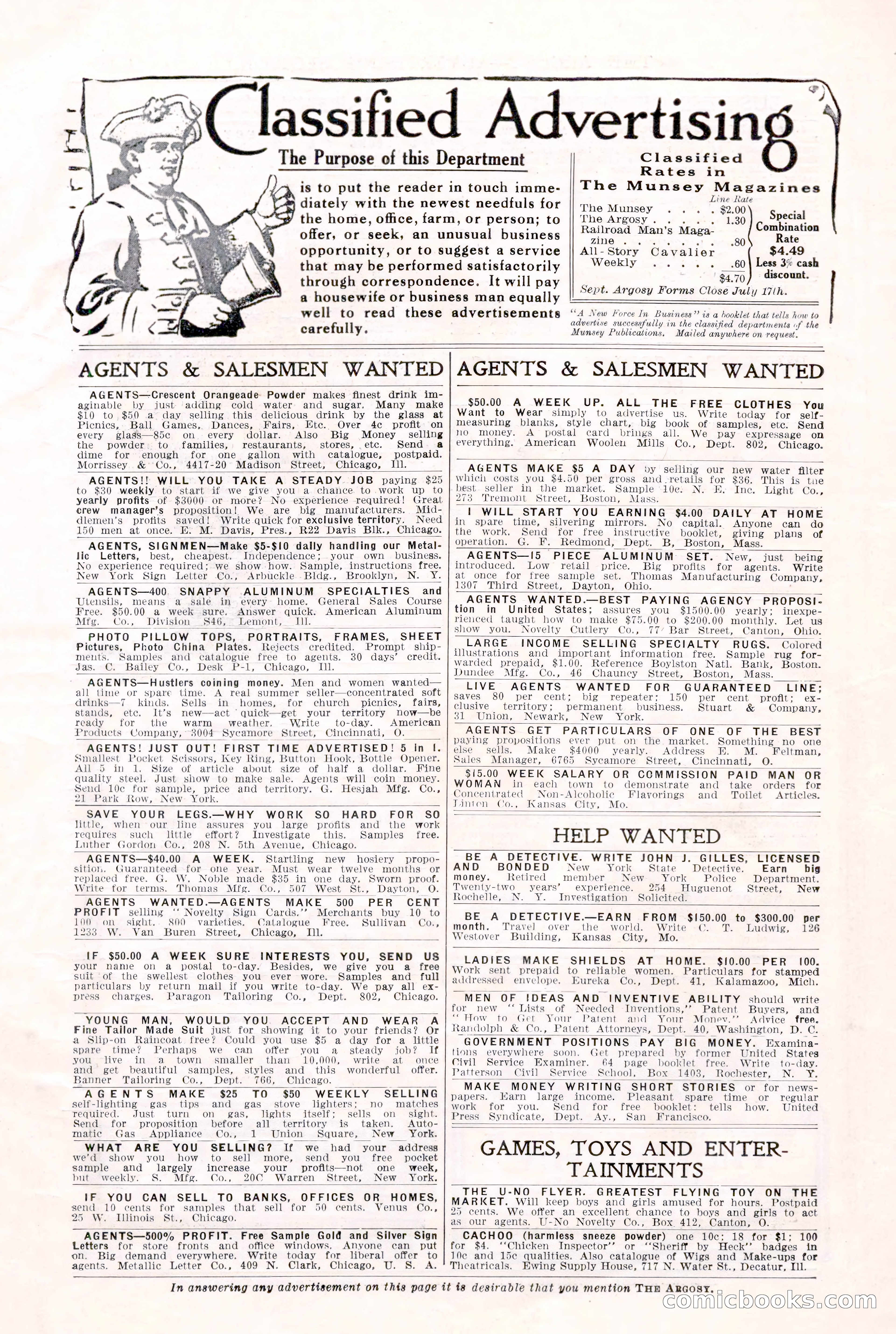 The Argosy, August 1914 — page 7 of 258