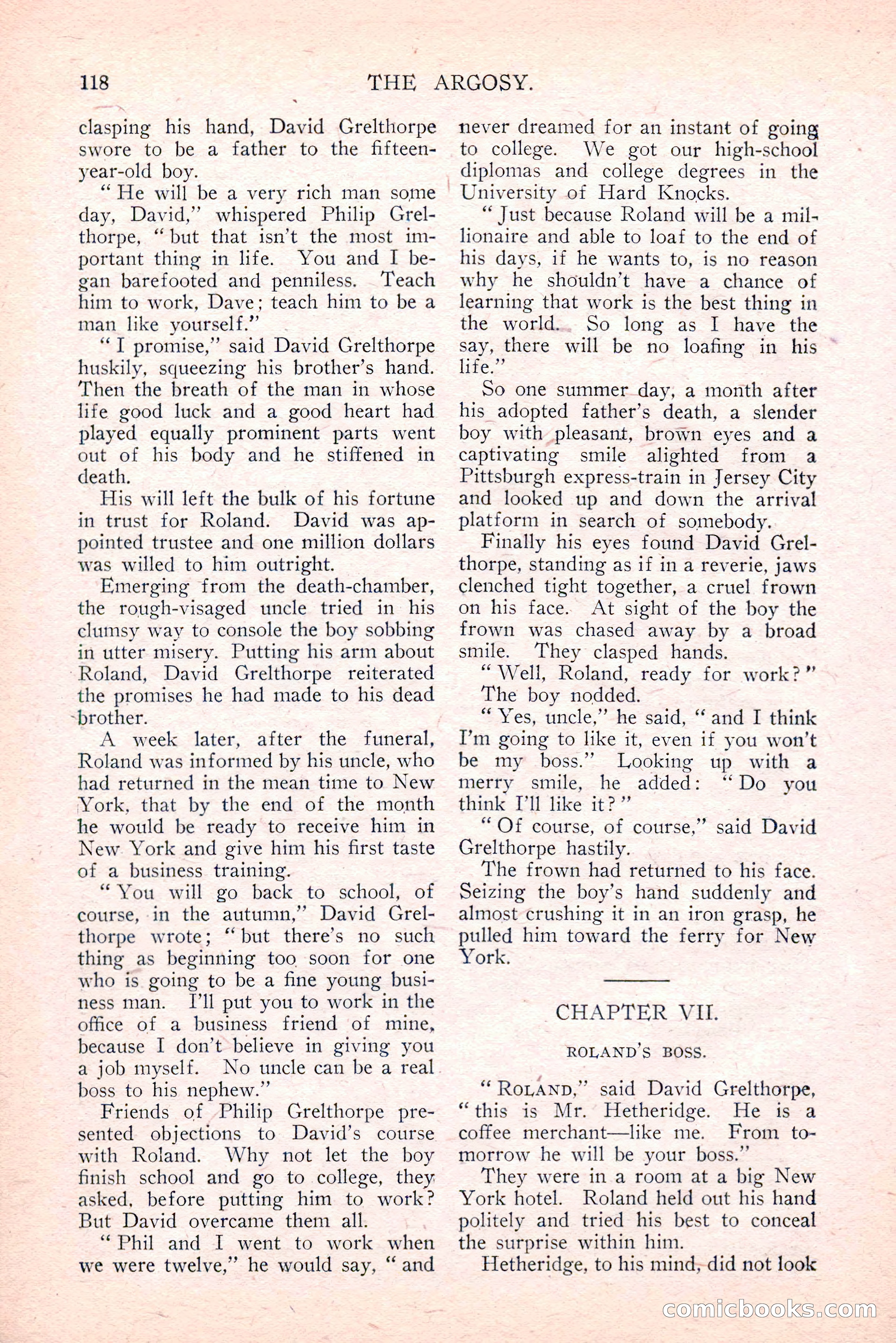 The Argosy, August 1914 — page 128 of 258