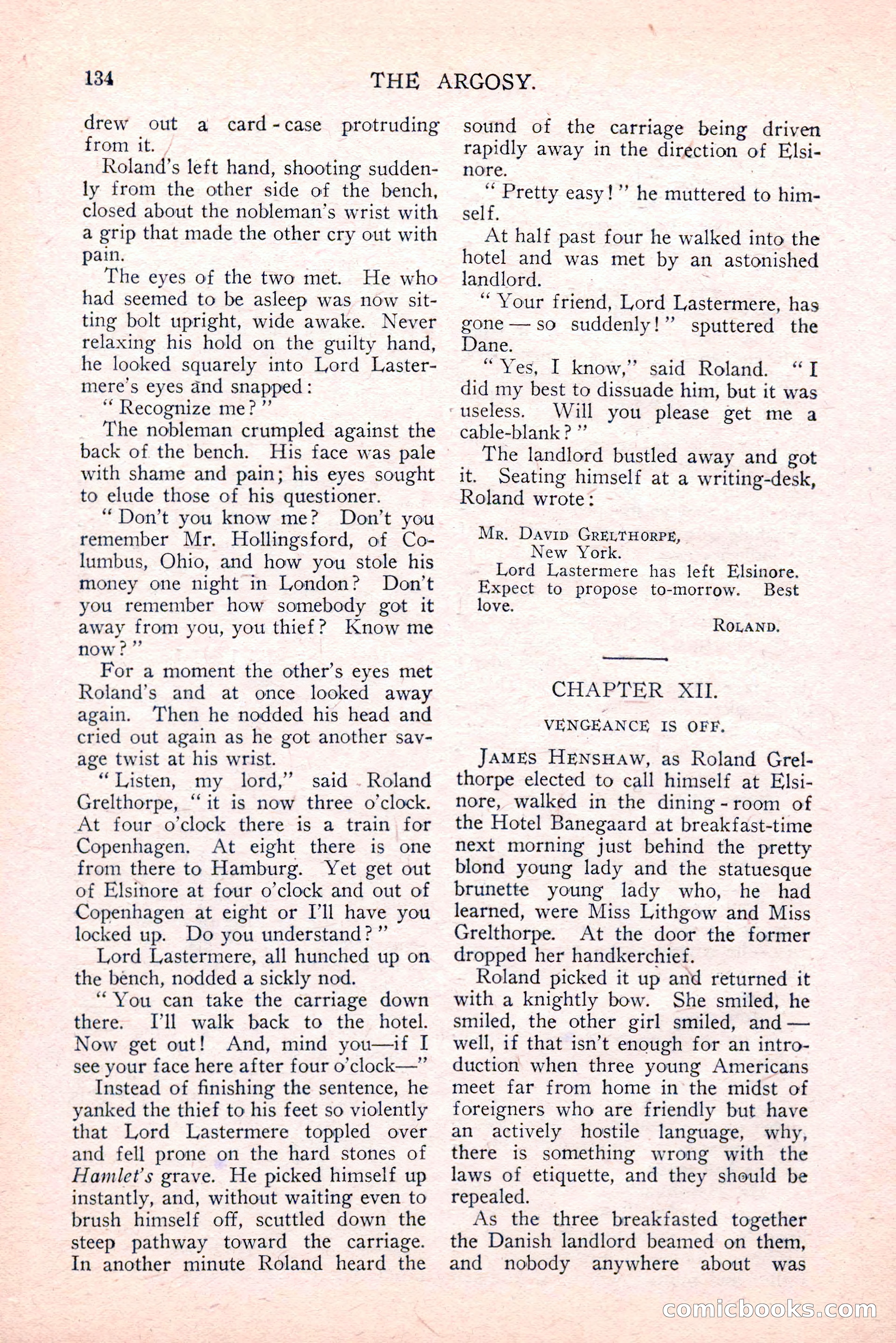 The Argosy, August 1914 — page 144 of 258