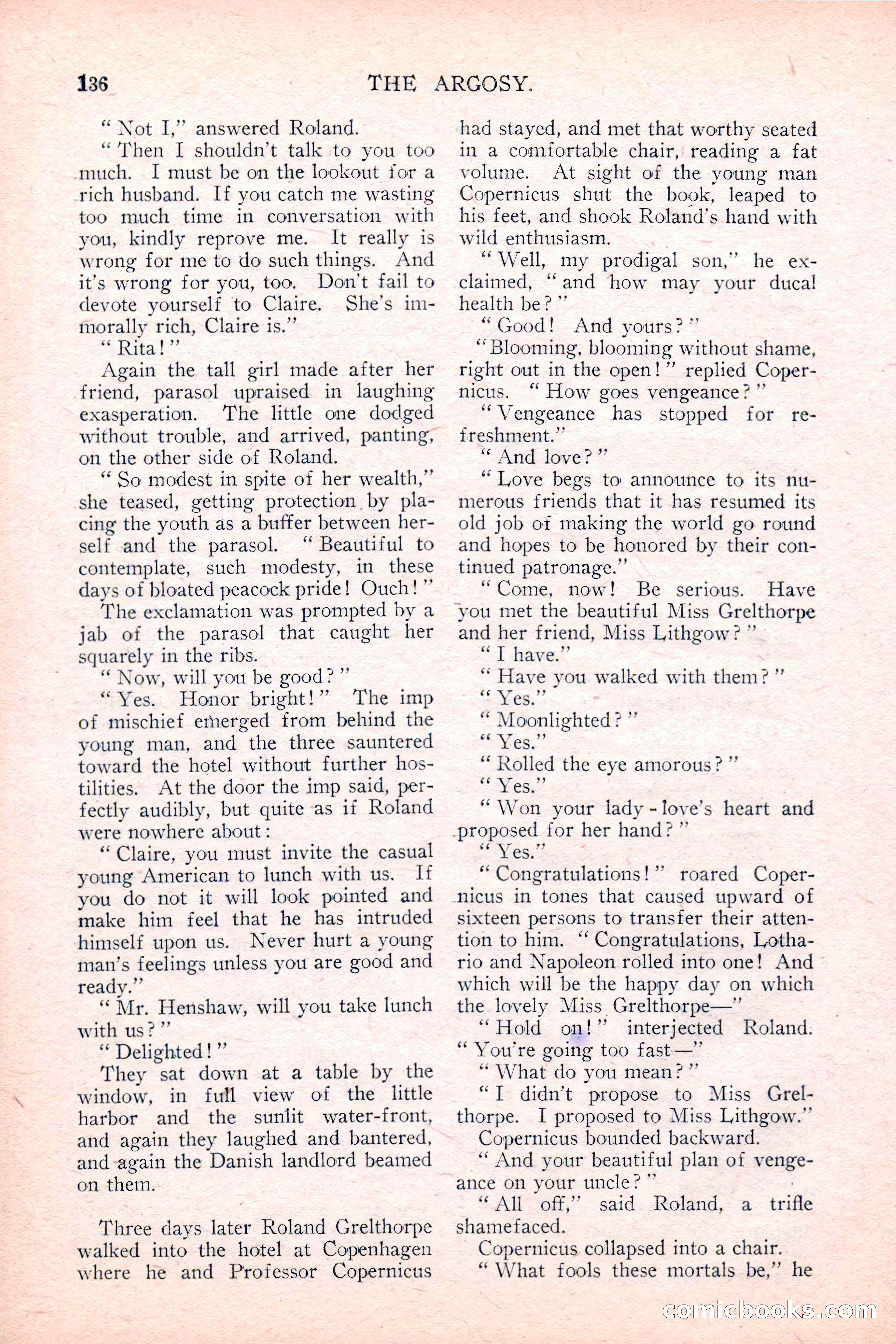 The Argosy, August 1914 — page 146 of 258