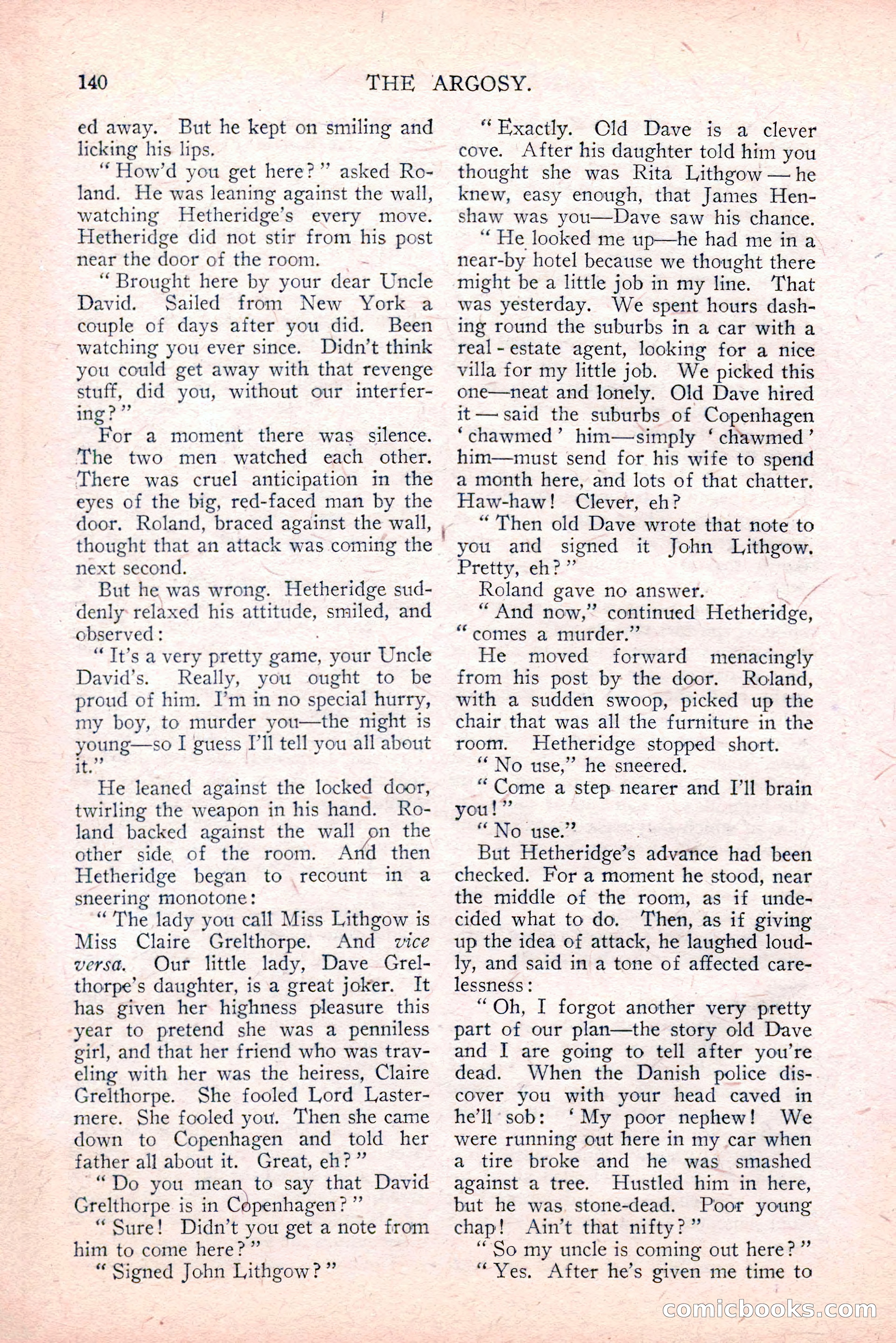 The Argosy, August 1914 — page 150 of 258